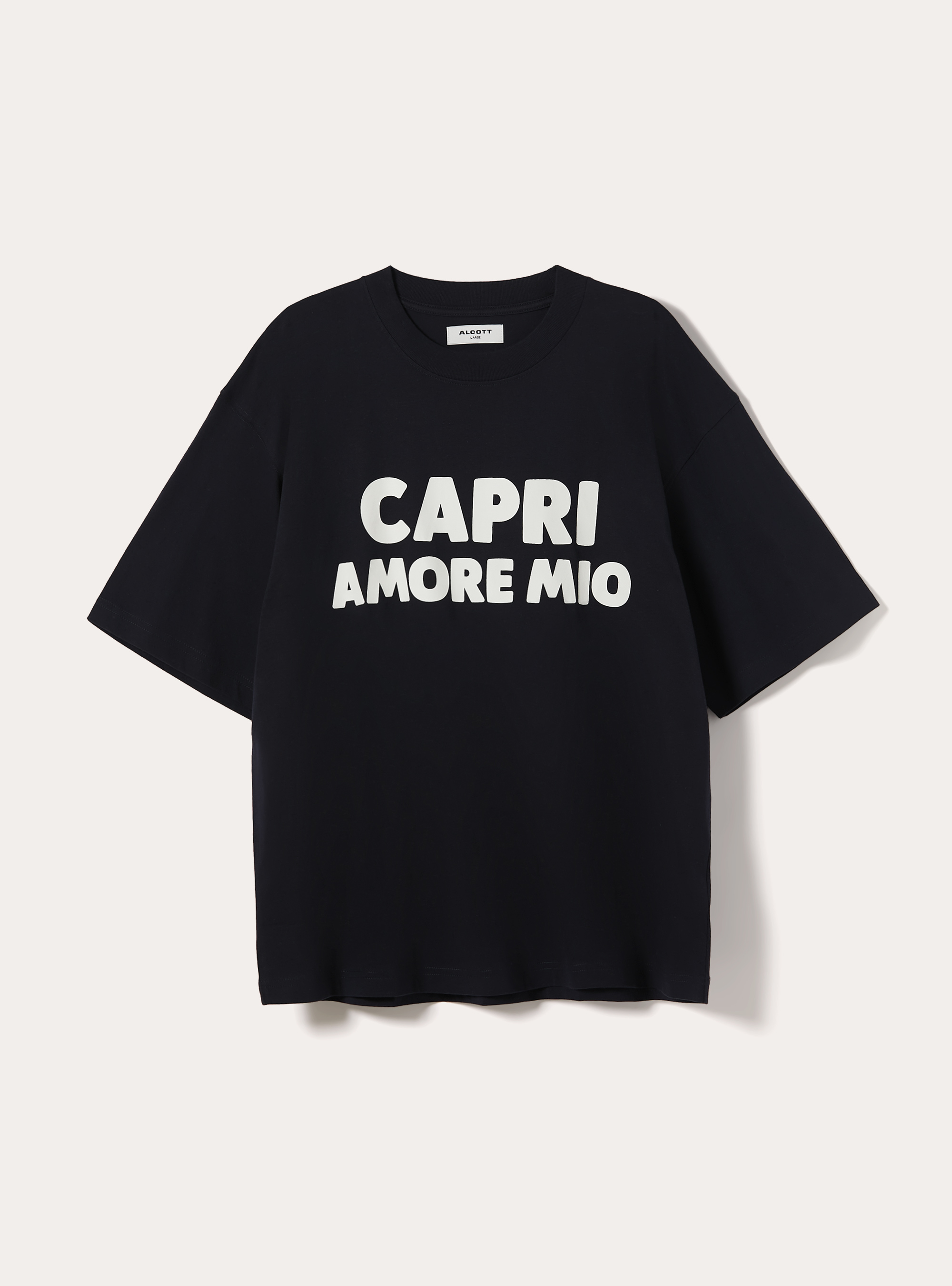 T-shirt boxy capri amore mio, NA1 NAVY DARK