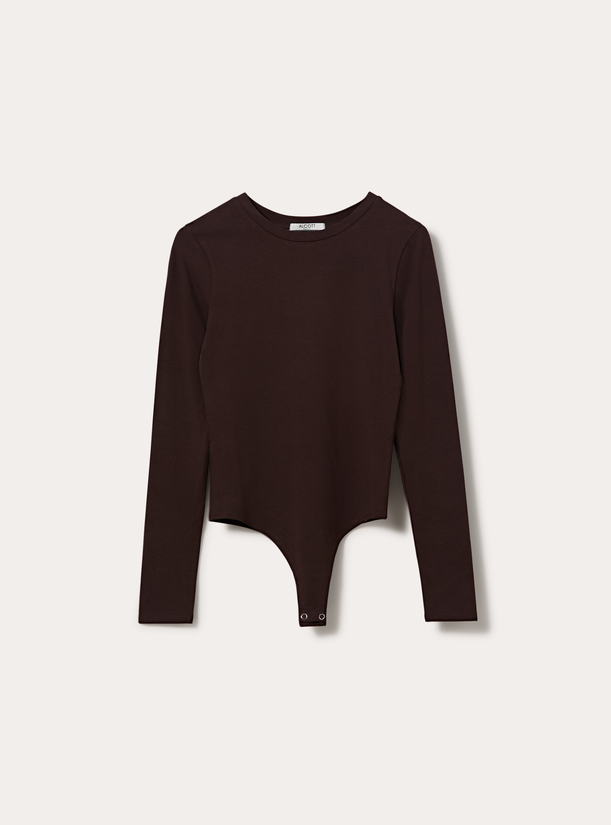 Body basic tinta unita, BR1 BROWN DARK