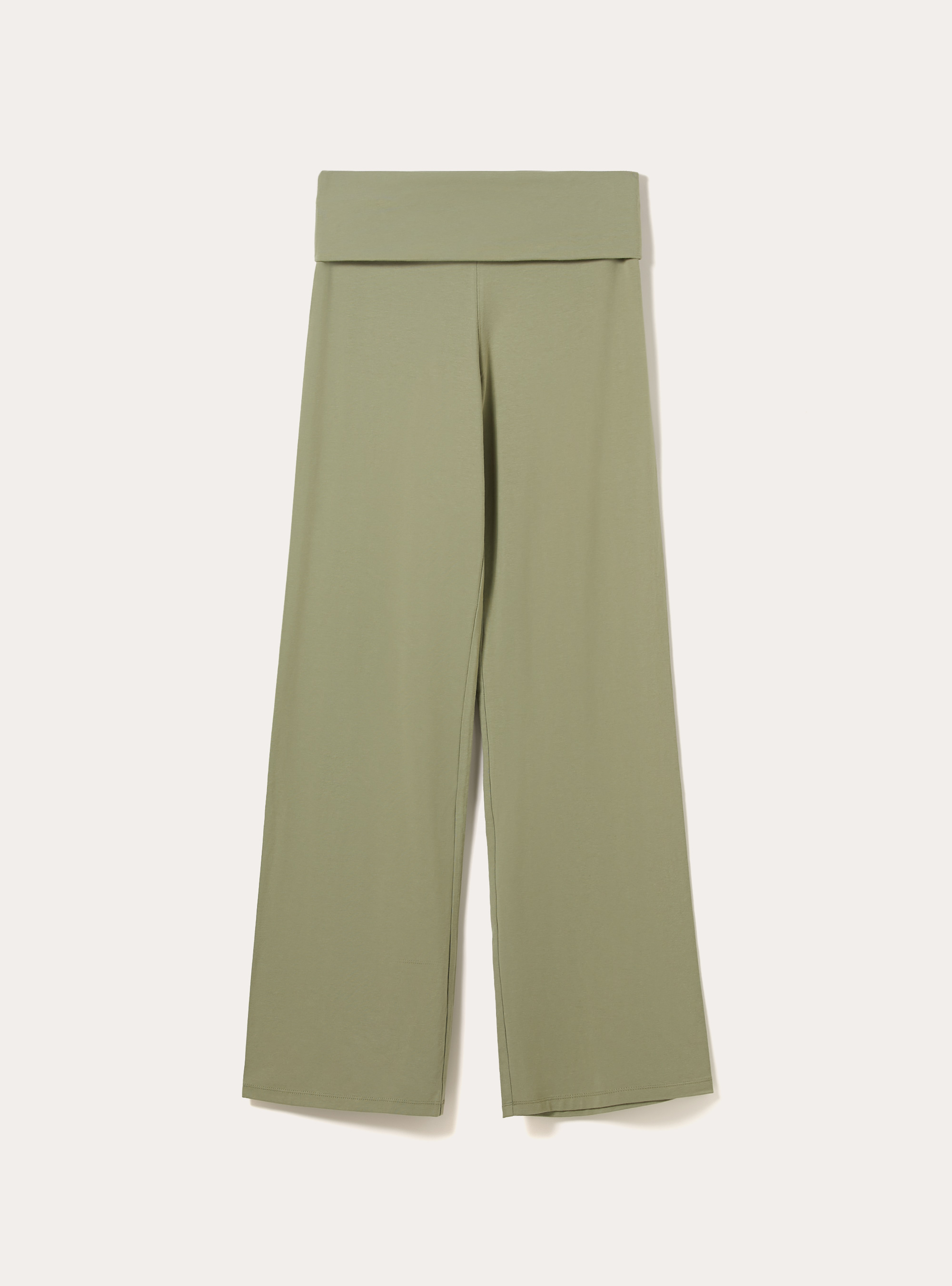 Leggings with cuffed waist, KY2 KAKY MEDIUM