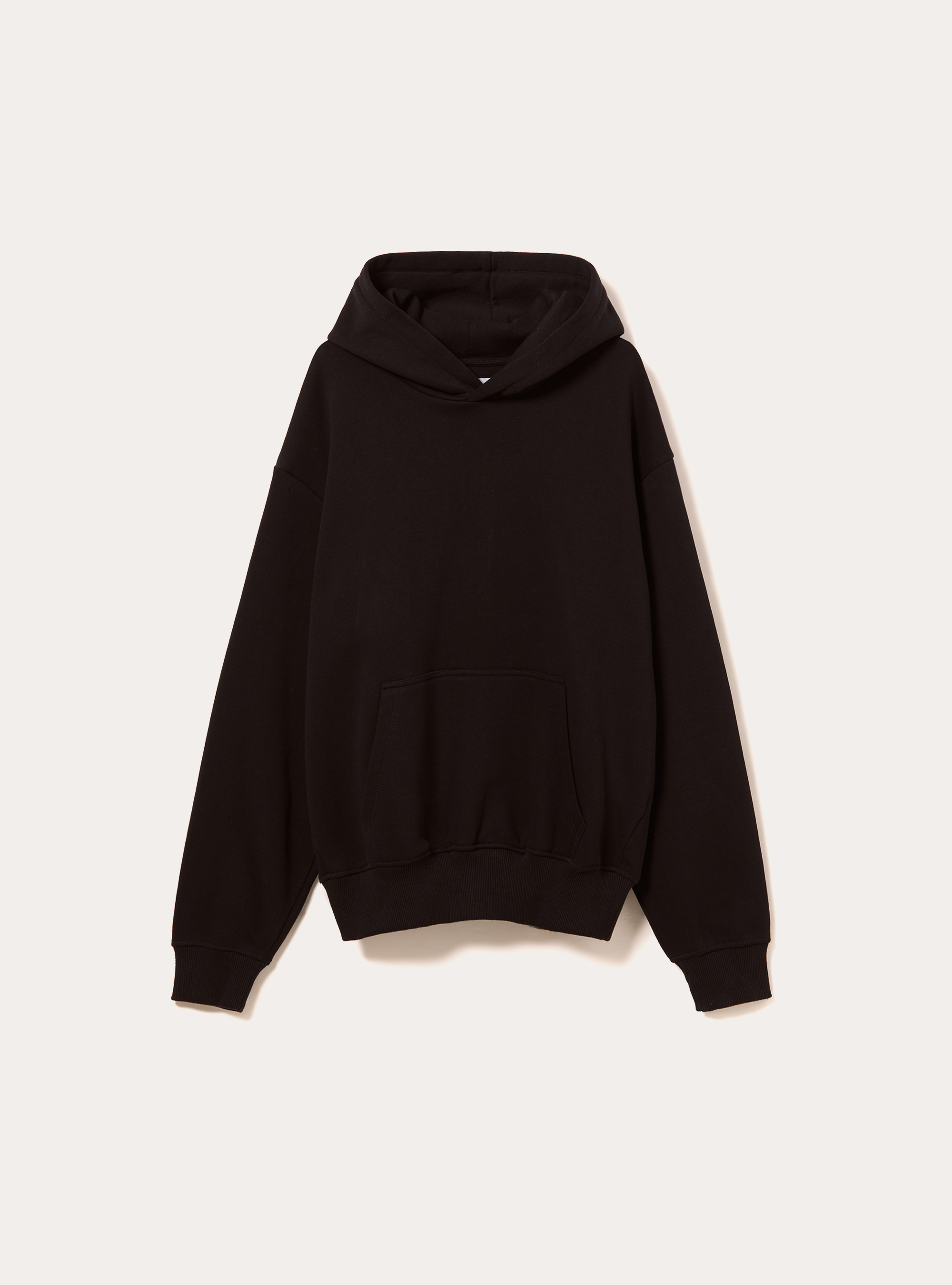 Boxy fit hoodie, BK1 BLACK
