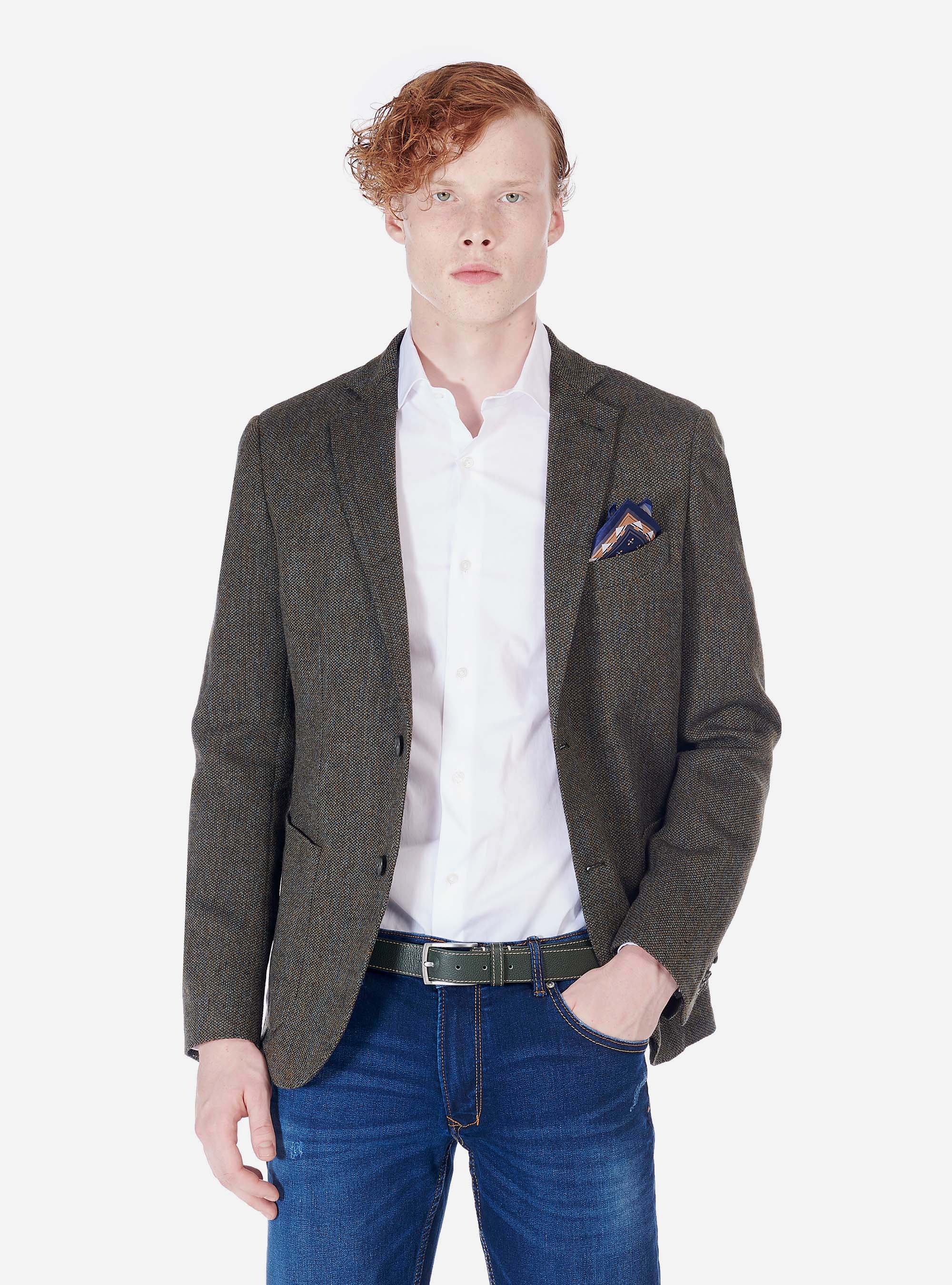 CINTUR&Oacute;N DE CUERO, CAQUI