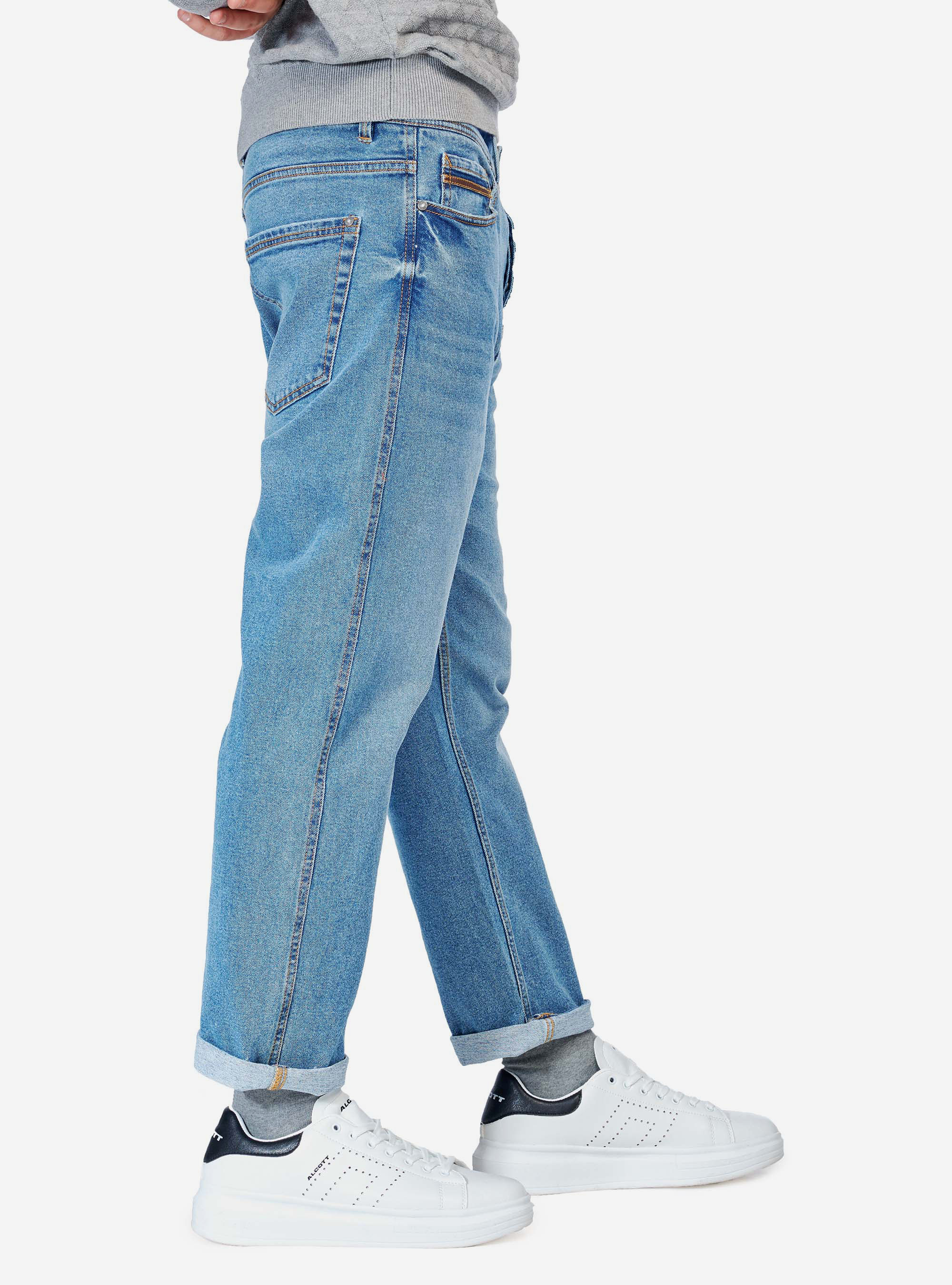 Jeans straight fit, C284 AZZURRE