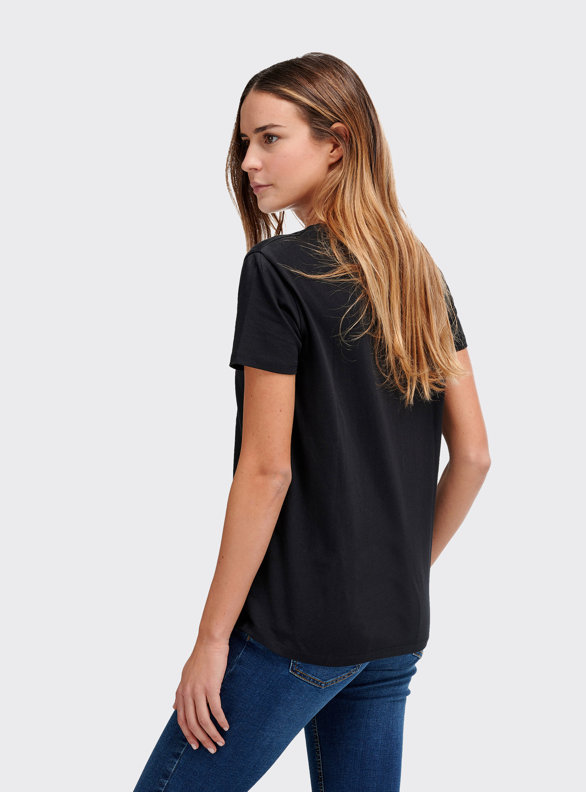 Maglietta Barbie x Alcott, NERO