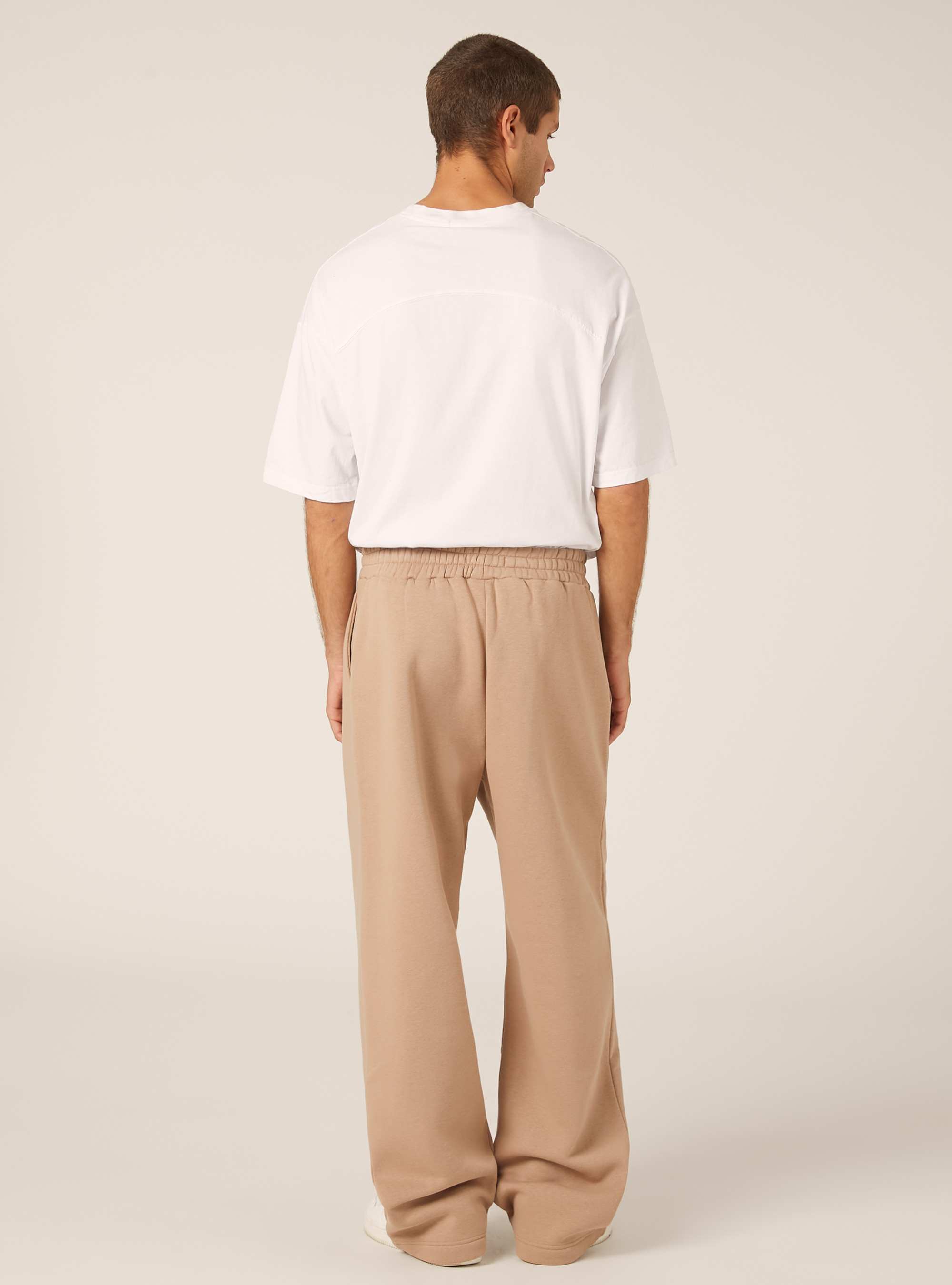 Loose-Fit-Hose aus Sweatshirtstoff, BG1 BEIGE DARK