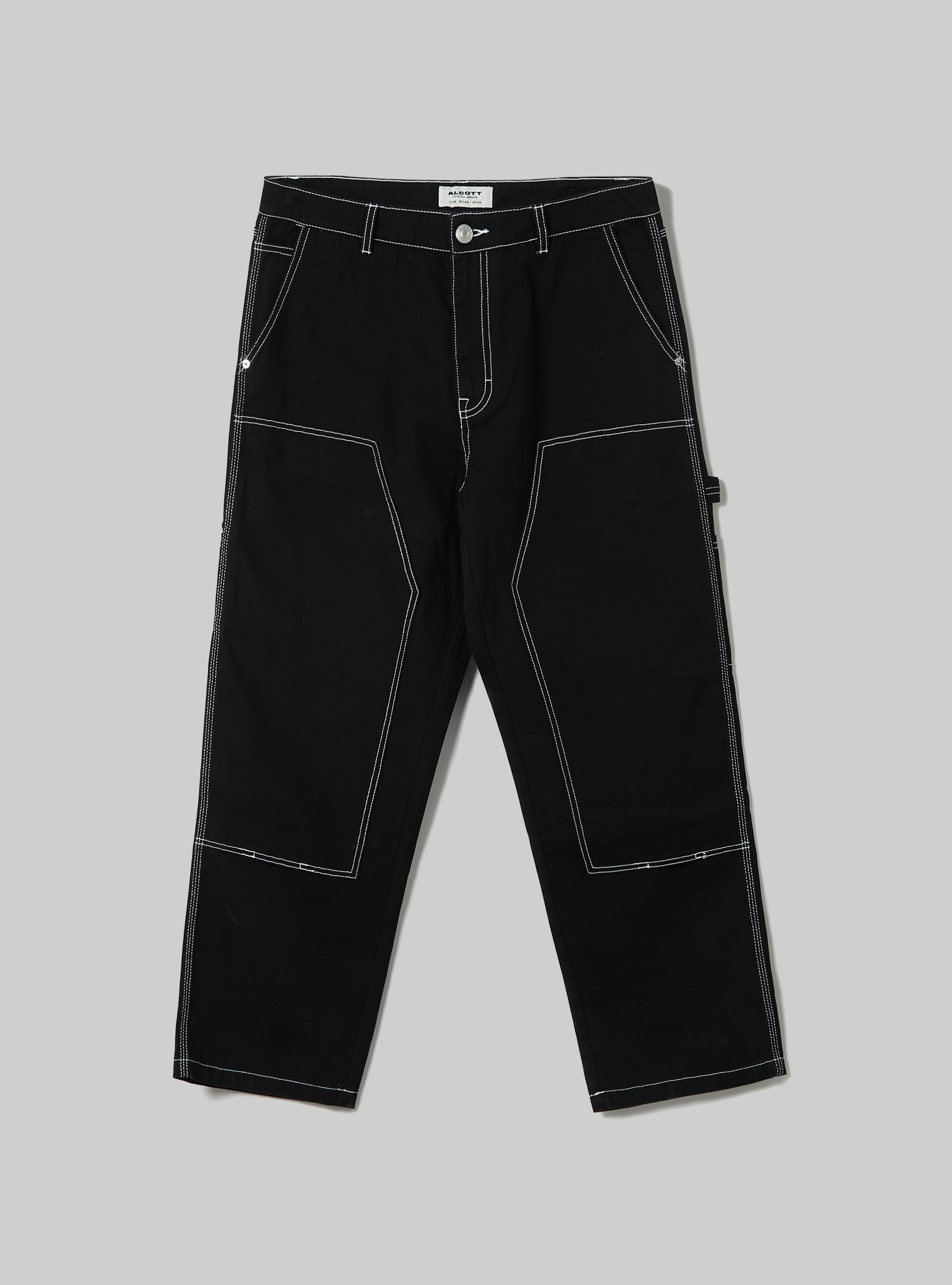 Carpenter canvas trousers, BK1 BLACK
