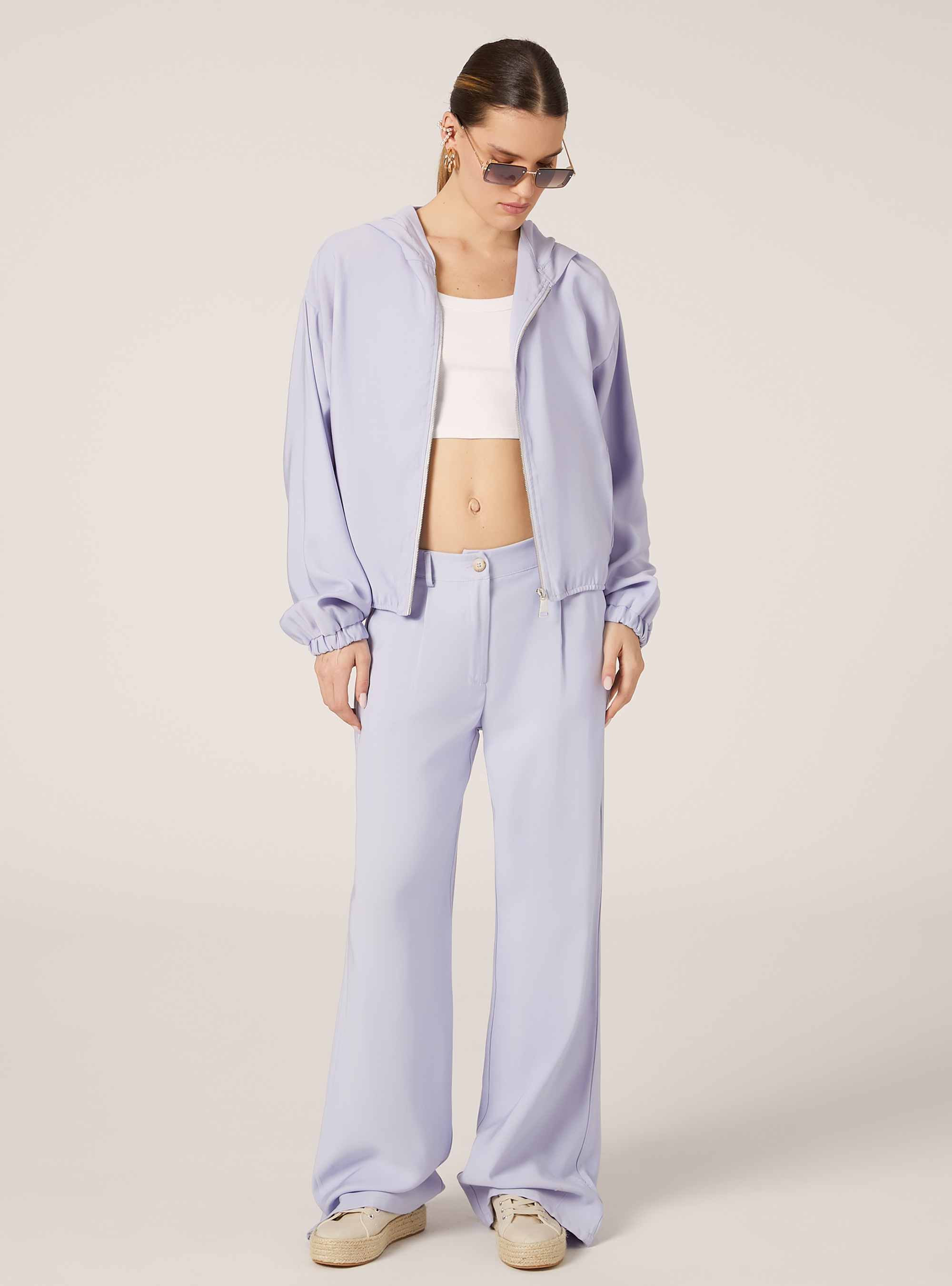 Hose mit weitem Bein und Pence, AZ2 AZURE MEDIUM