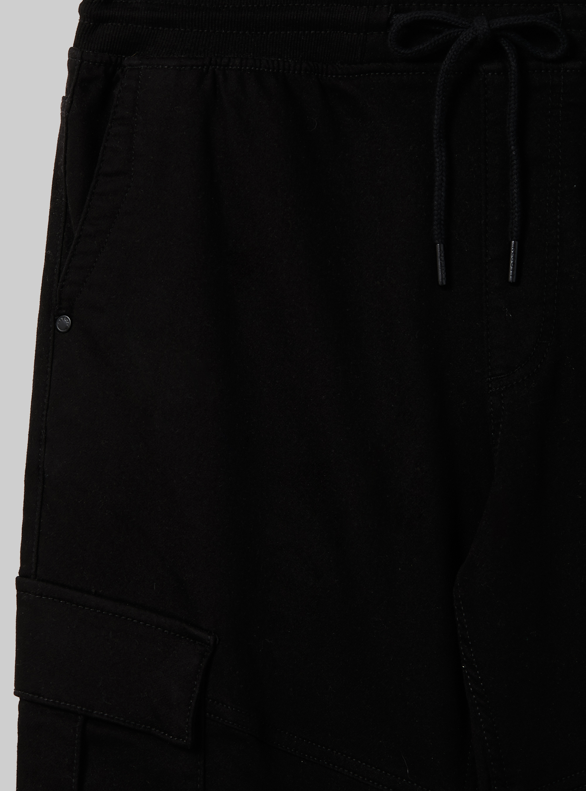 Jogger trousers with large pockets, BK1 BLACK