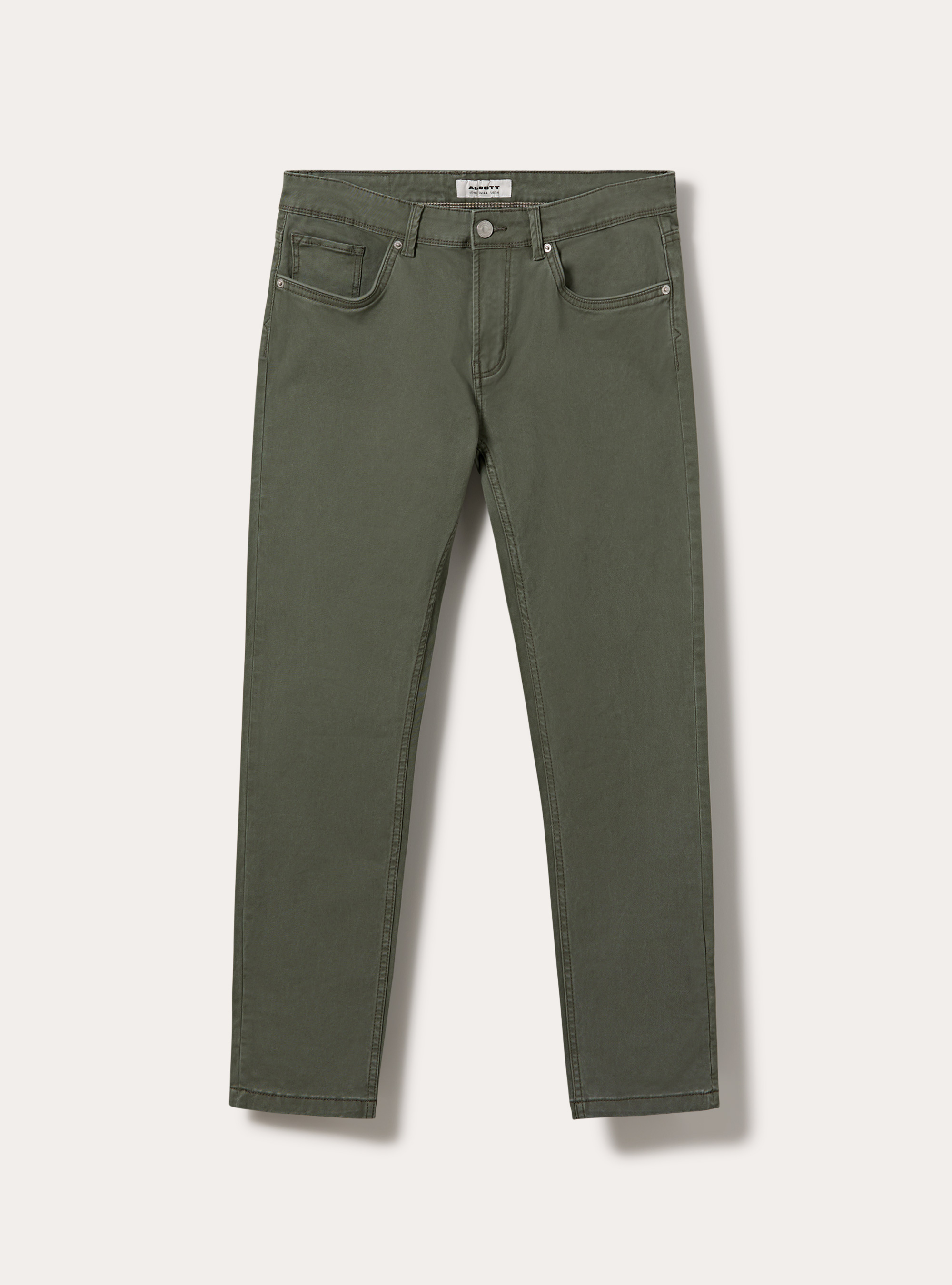 Pantaloni 5 tasche in twill, KY2 KAKY MEDIUM