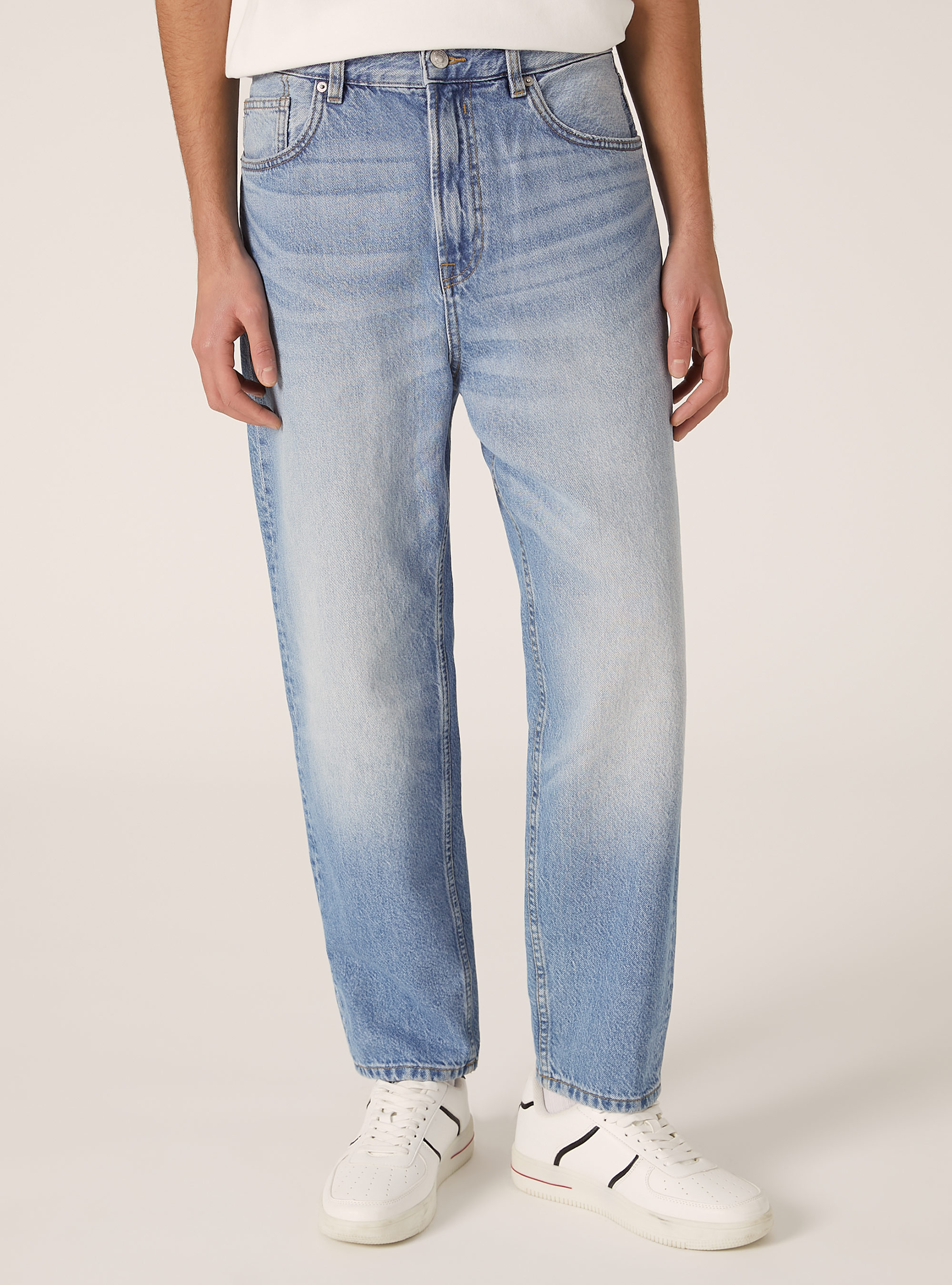 Jeans loose fit, D004 MEDIUM LIGHT BLUE