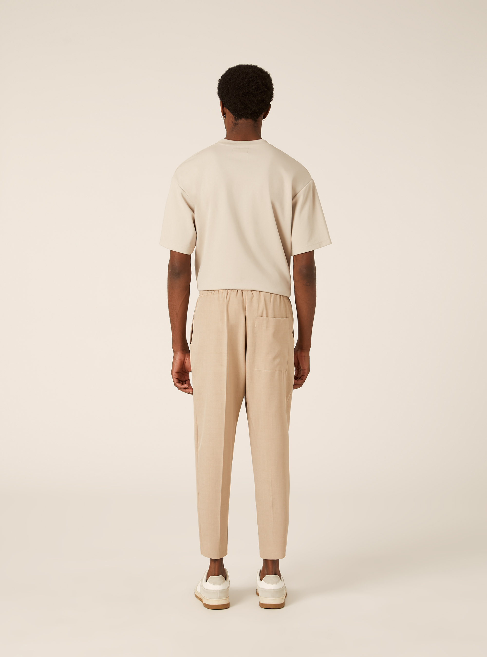Tailored Jogger Trousers, BG3 BEIGE LIGHT