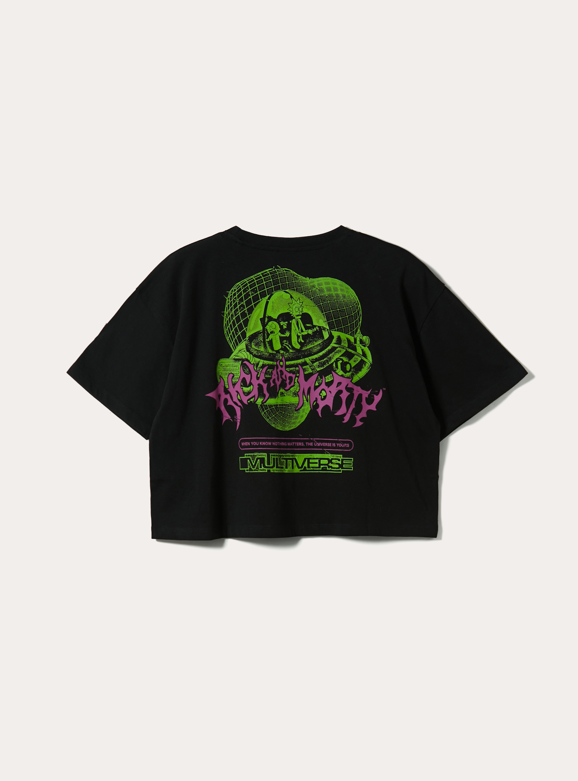 Rick and Morty / Alcott Camiseta corta, BK1 BLACK