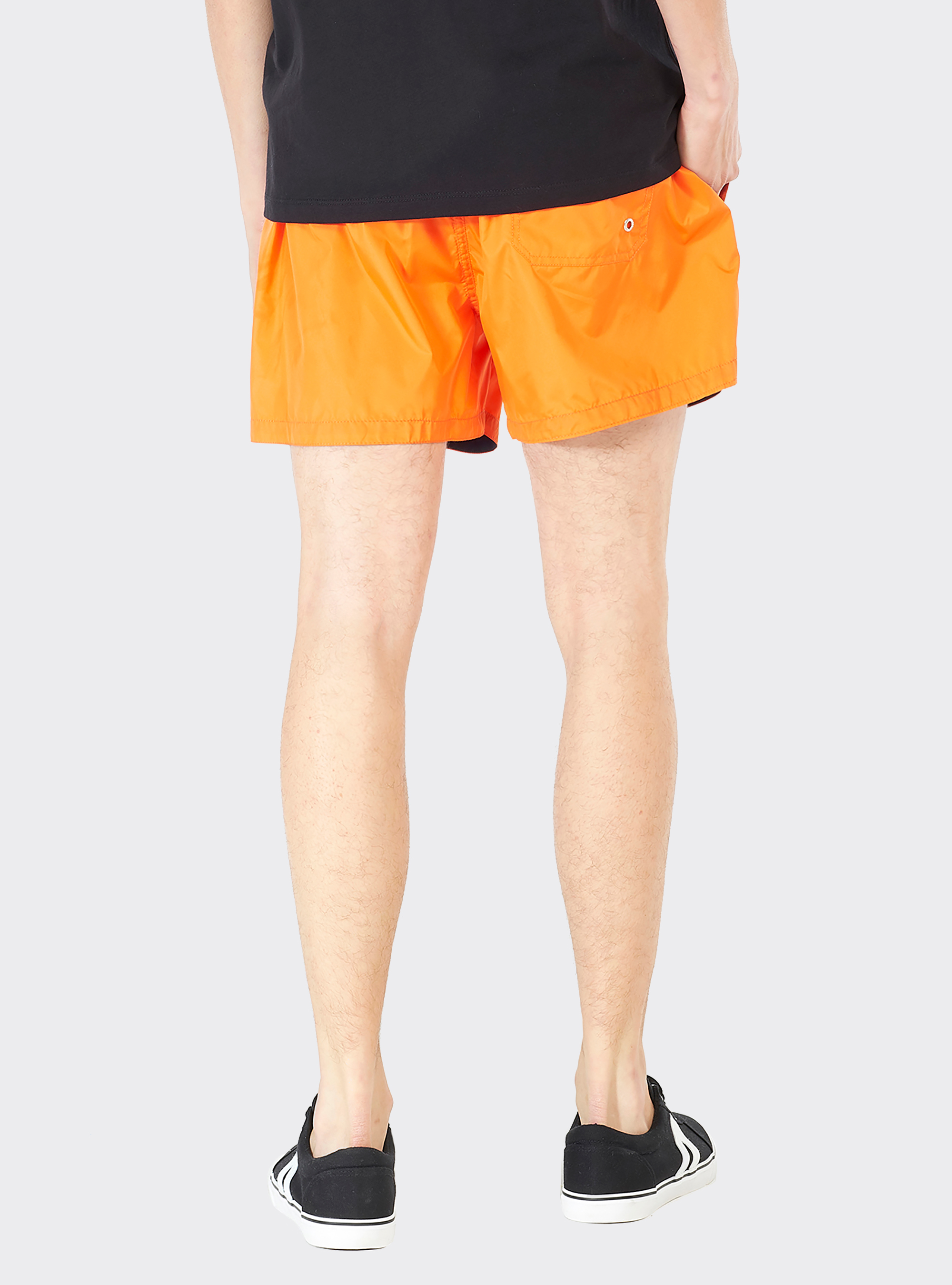 Costume con logo ricamato e cordino a contrasto, C3394 ORANGE