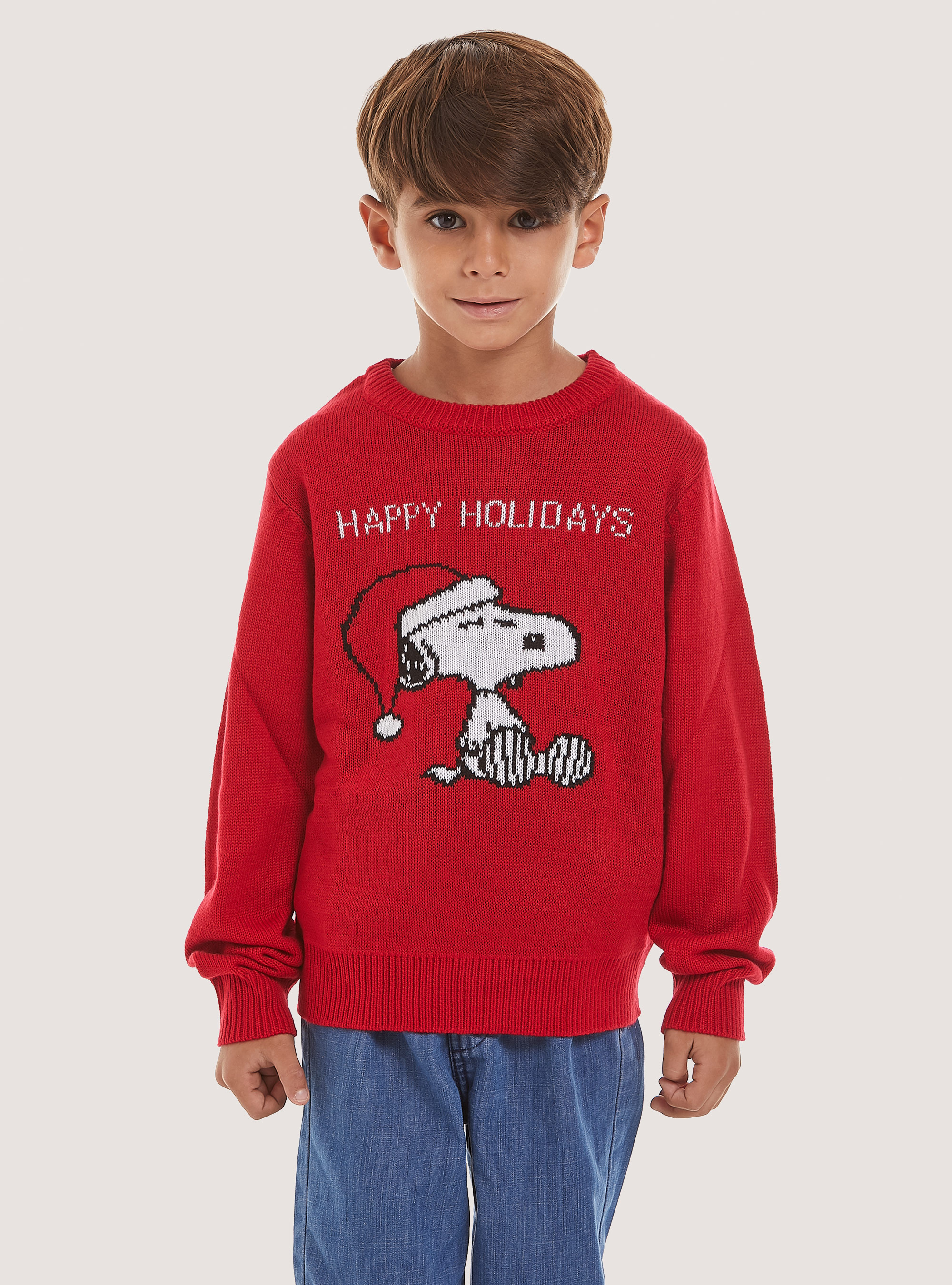 Pullover Peanuts x Christmas Family Collection, RD2 RED MEDIUM