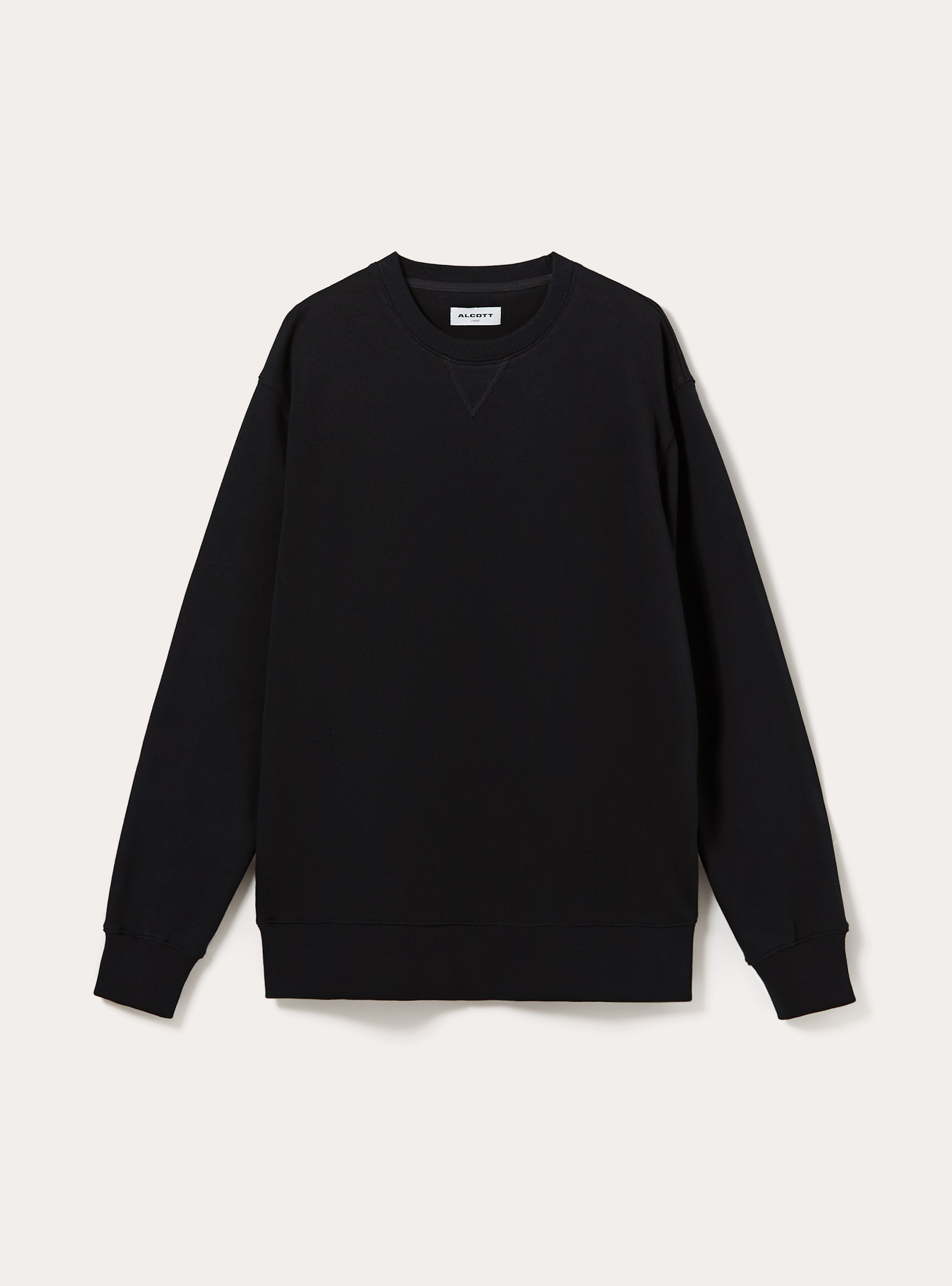 Plain-coloured crew-neck sweatshirt, NA1 NAVY DARK