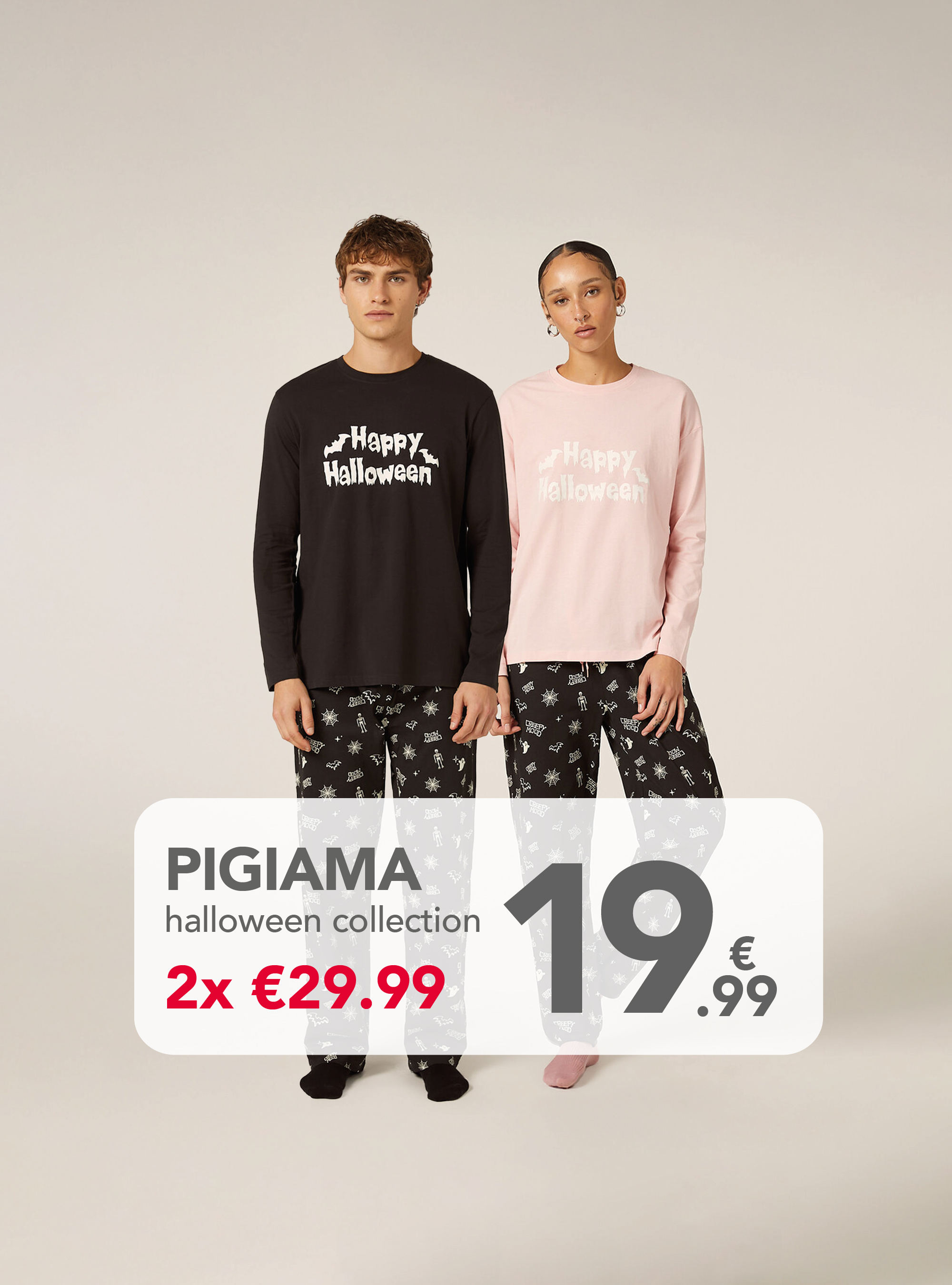 Pijama Halloween Collection, BK1 BLACK