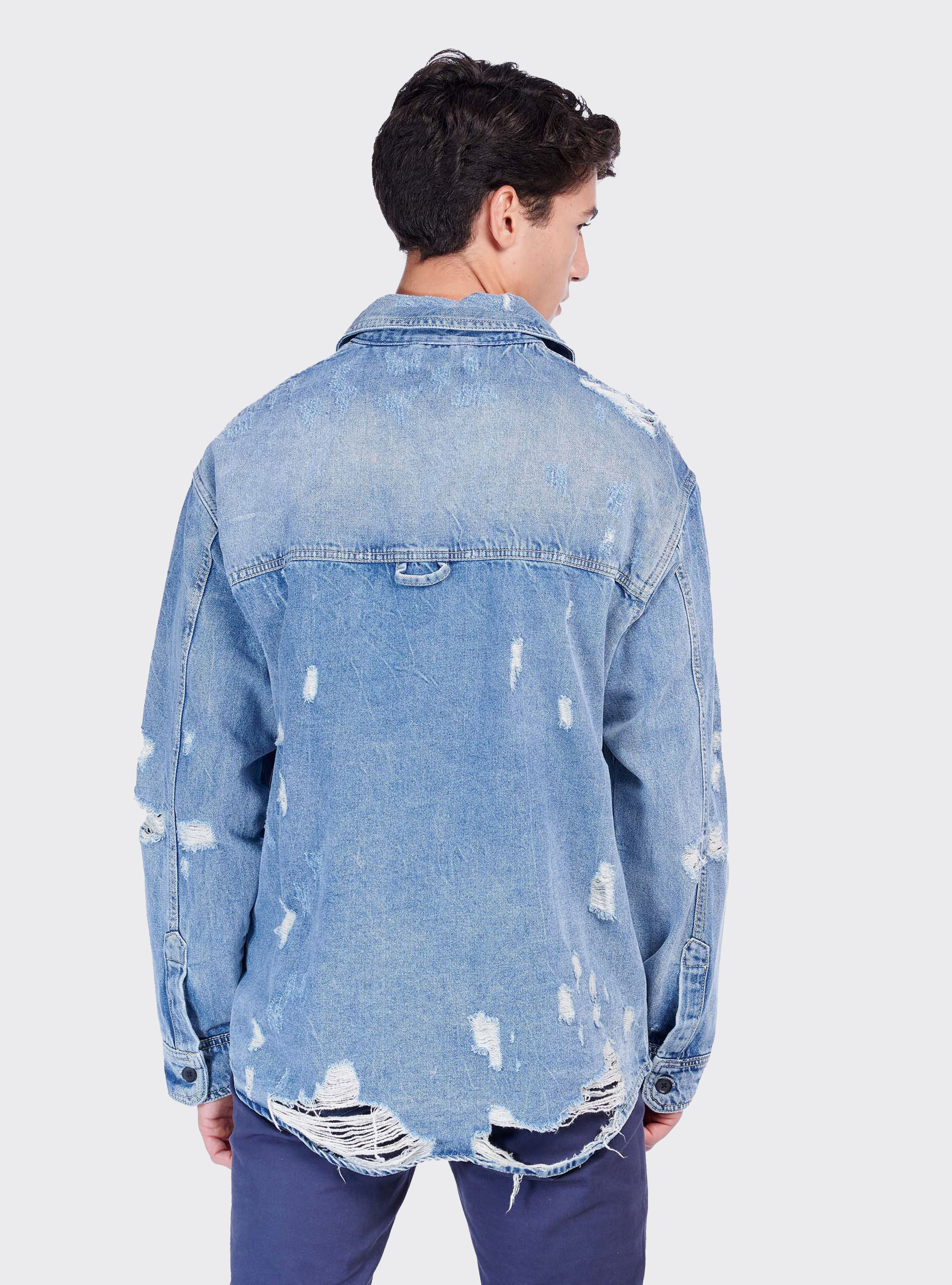 DENIM SHIRT, BLUE