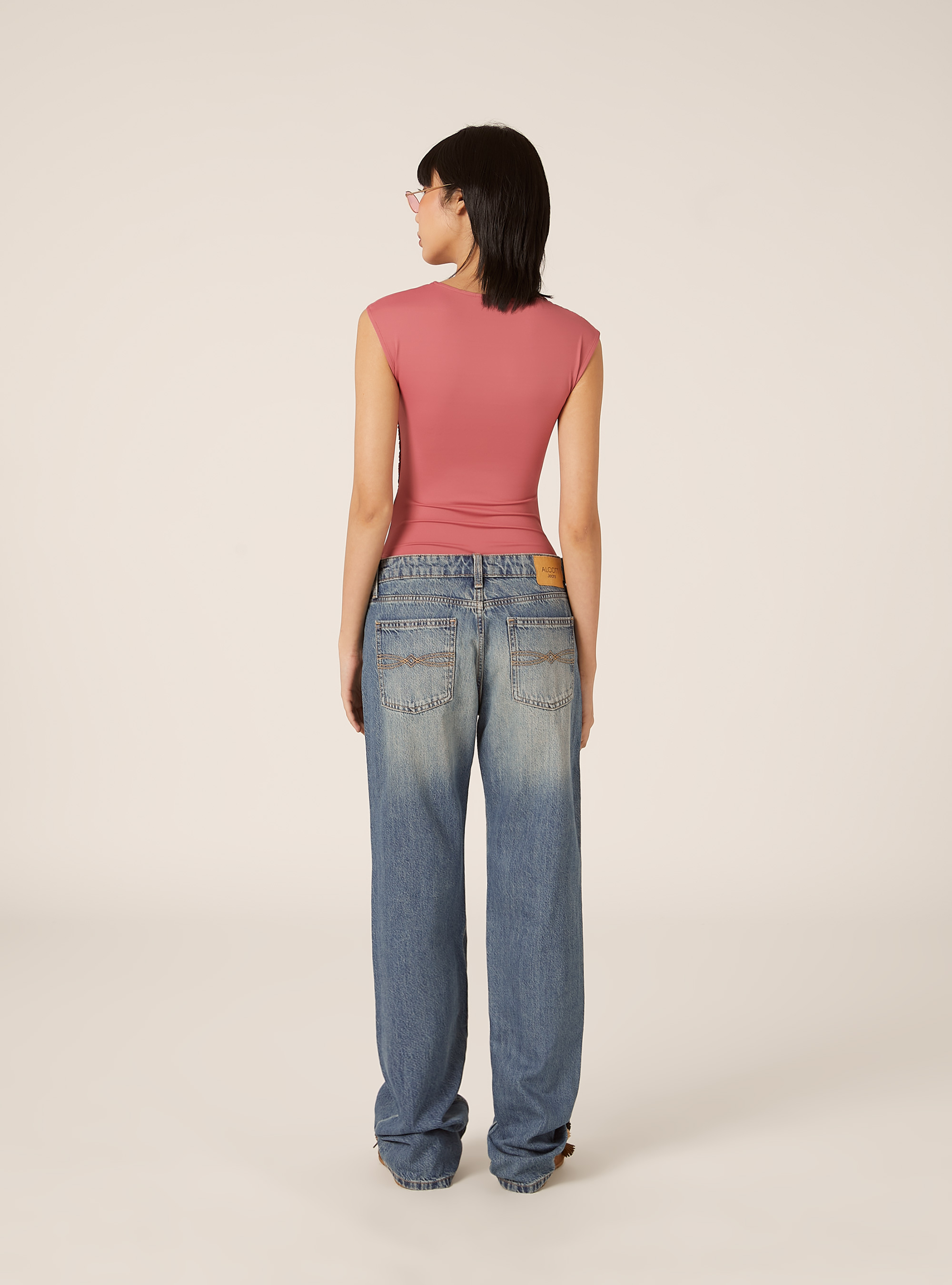 Body effetto arricciato, PK1 PINK DARK