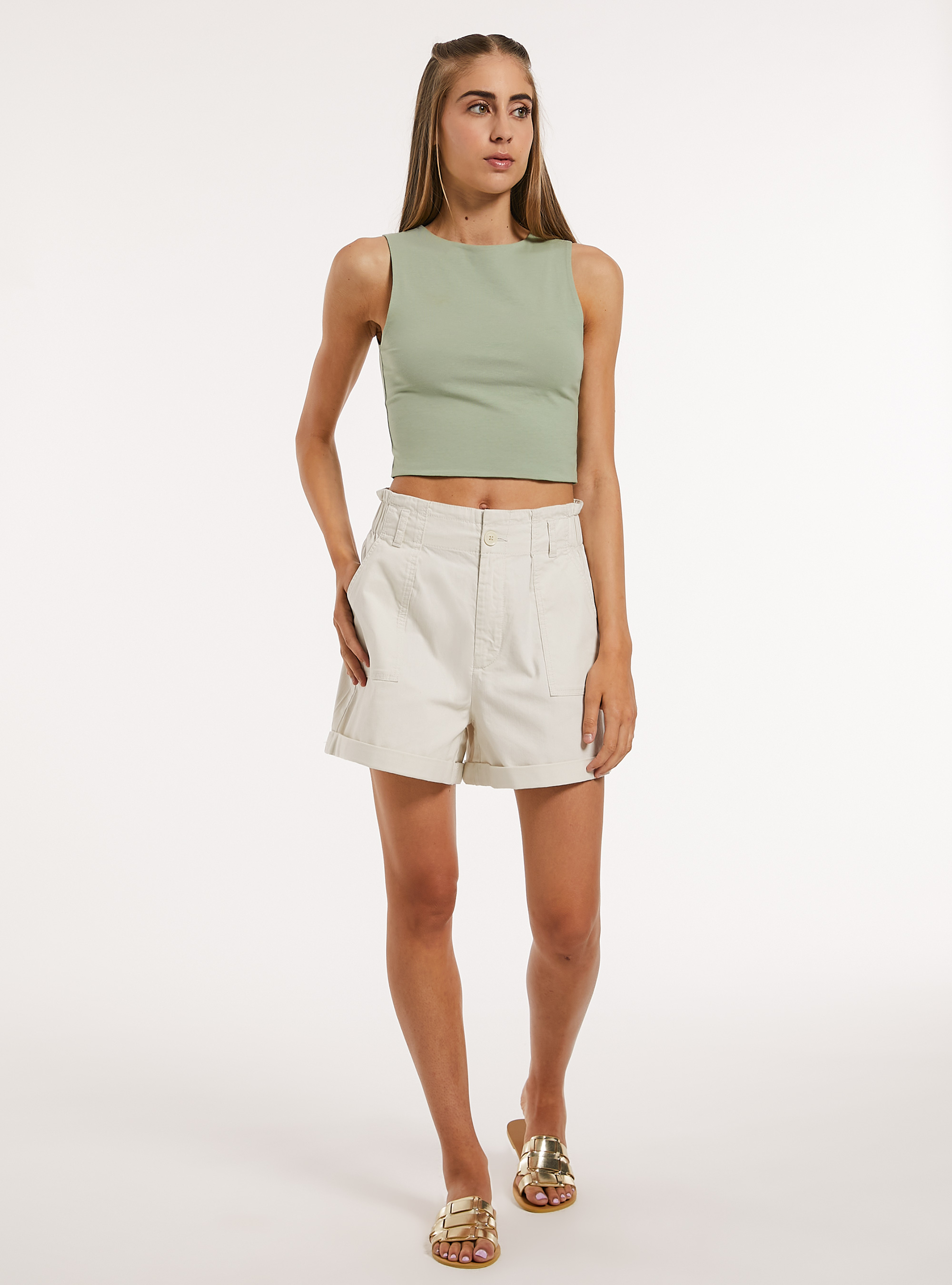 Shorts cargo, WH2 WHITE