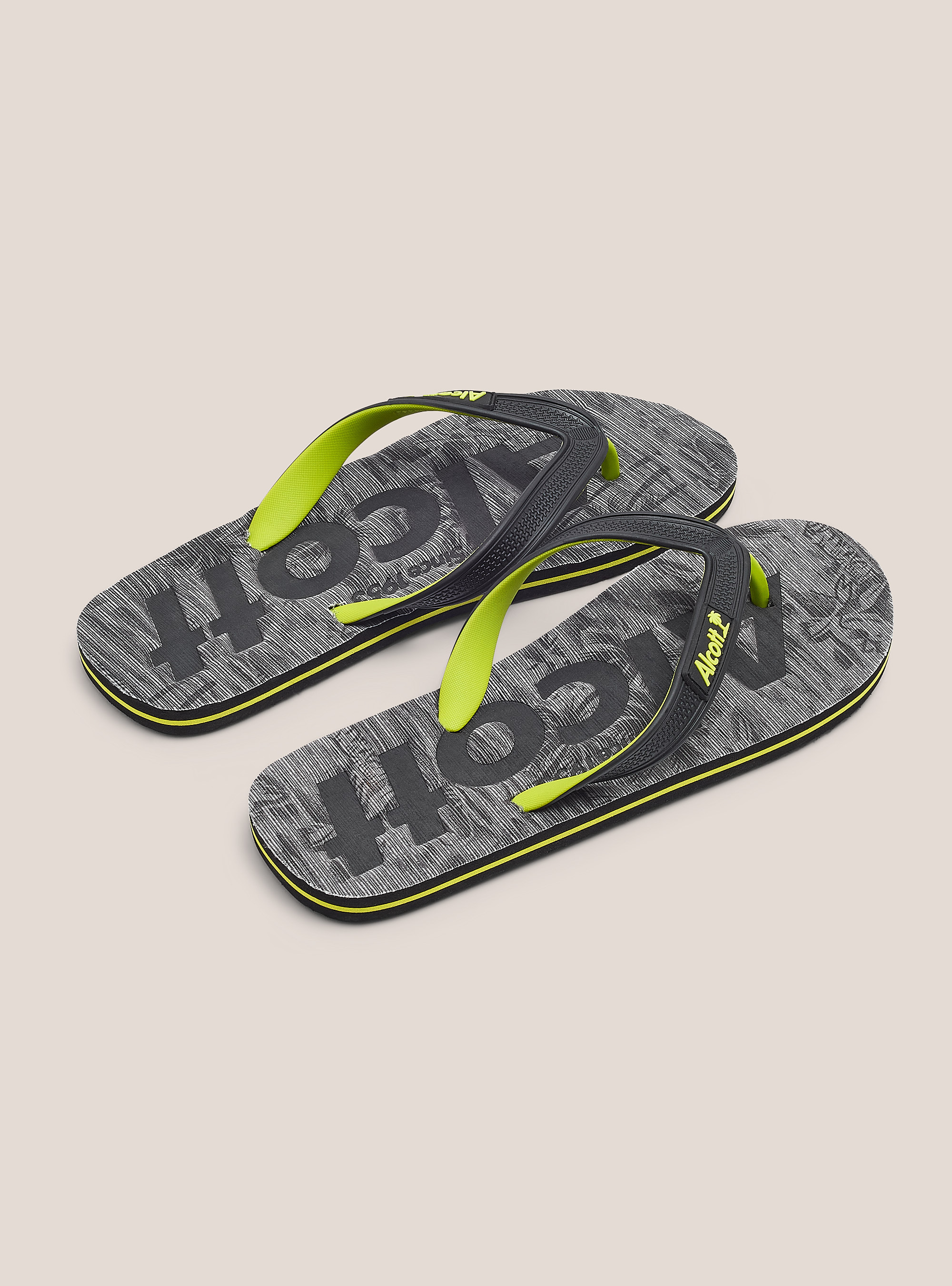 Infradito con logo, C5573 TOBACCO