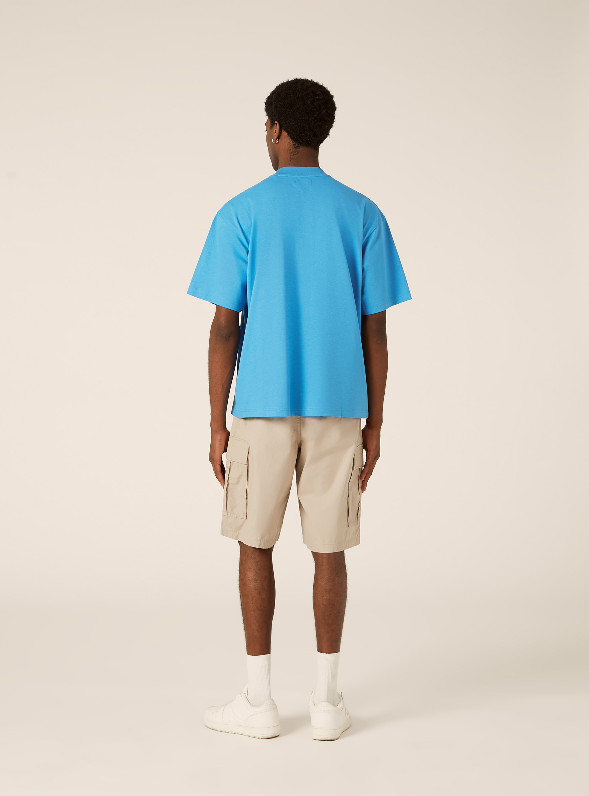 T-shirt boxy capri amore mio, AZ2 AZURE MEDIUM