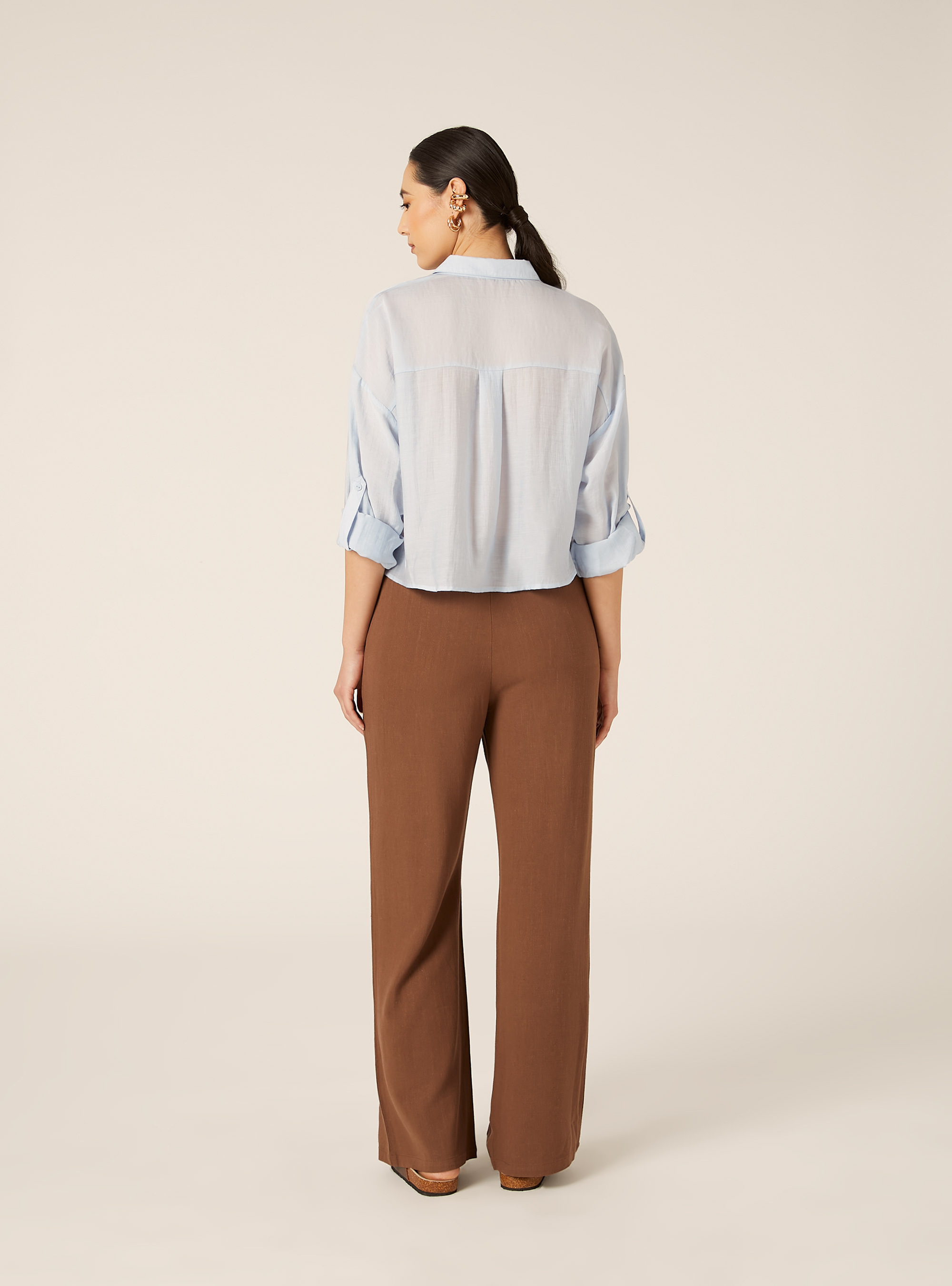 Lightweight Oversized Shirt, AZ2 AZURE MEDIUM