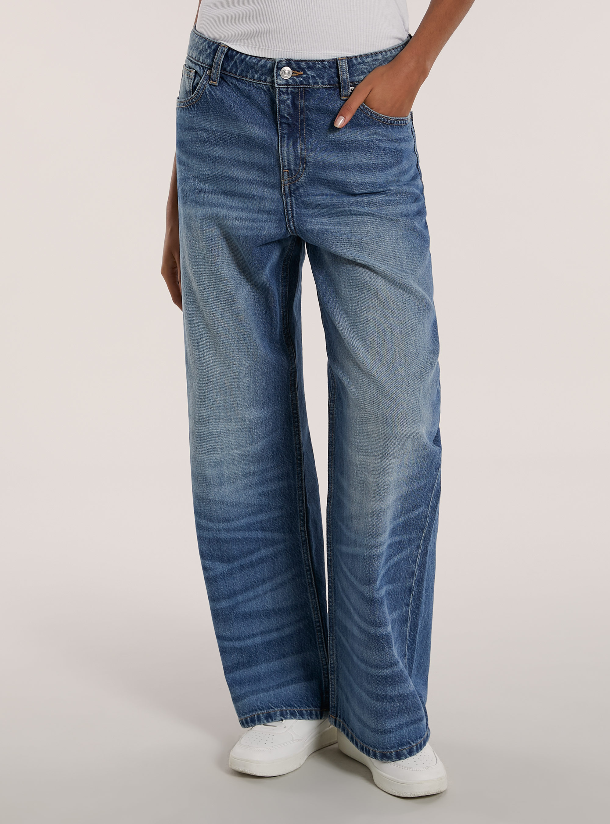 Baggy fit jeans, D003 MEDIUM BLUE