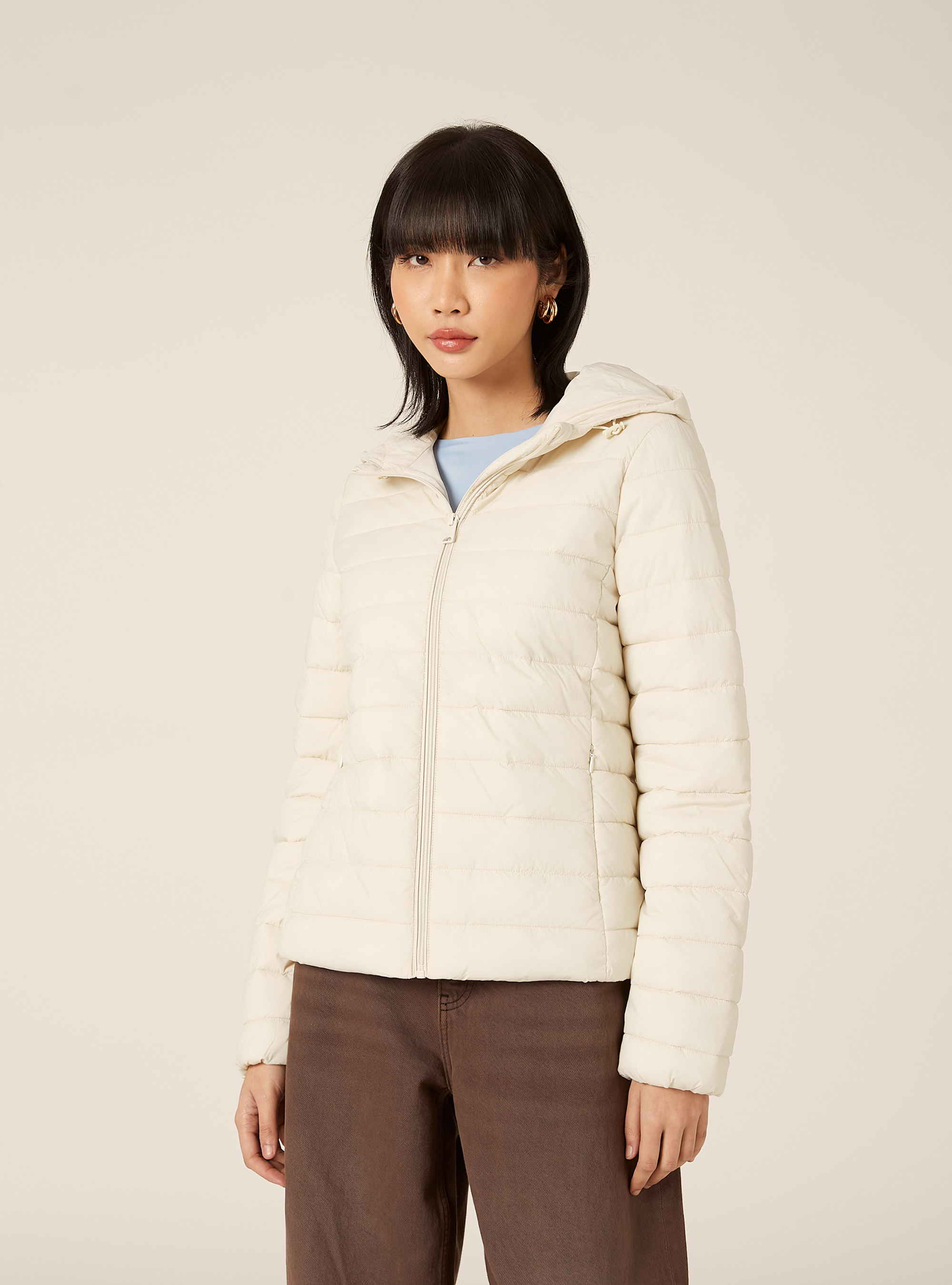 Giubbotto con imbottitura riciclata, WH1 OFF WHITE