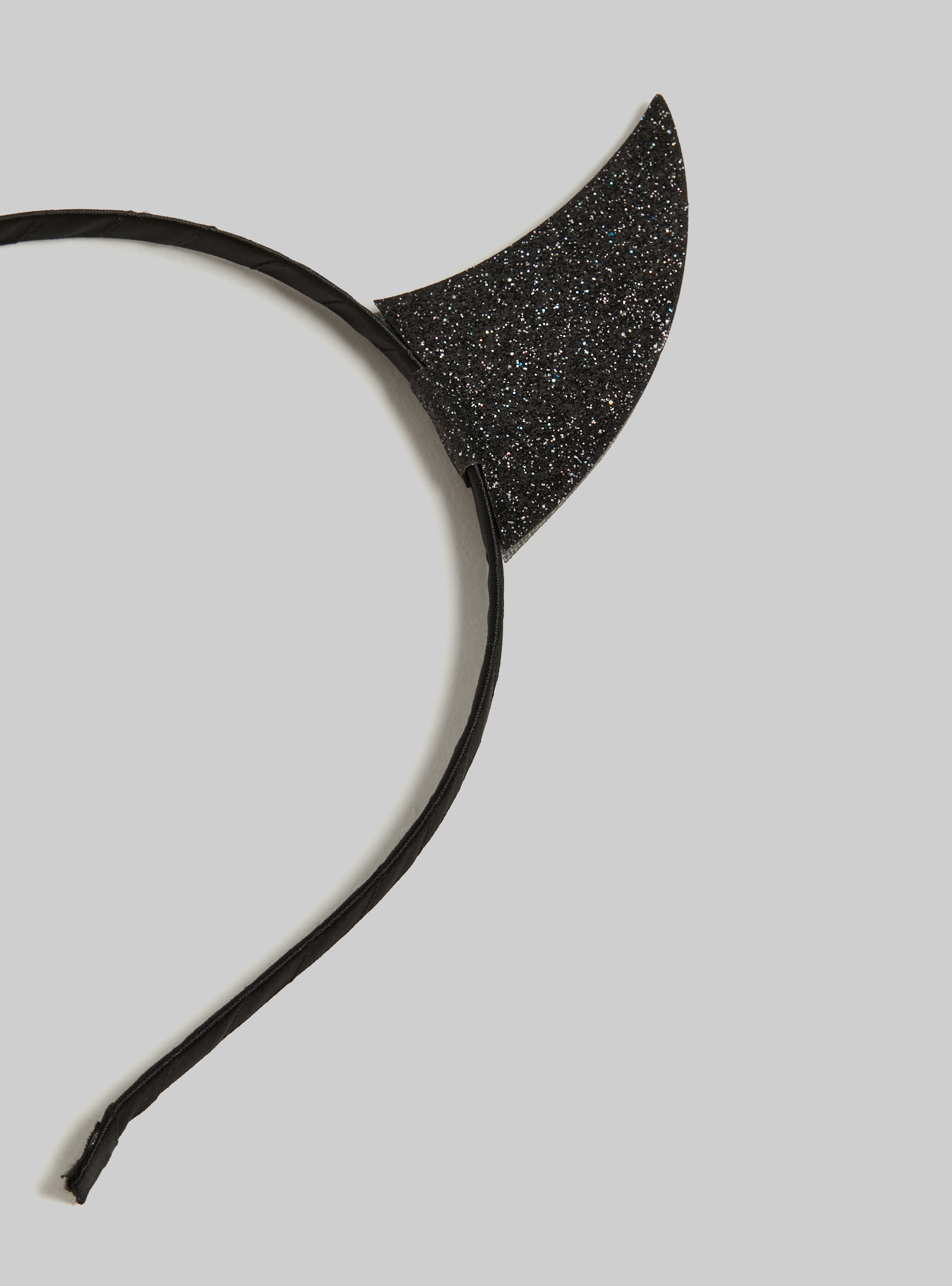 Halloween headband with glitter, BK1 BLACK