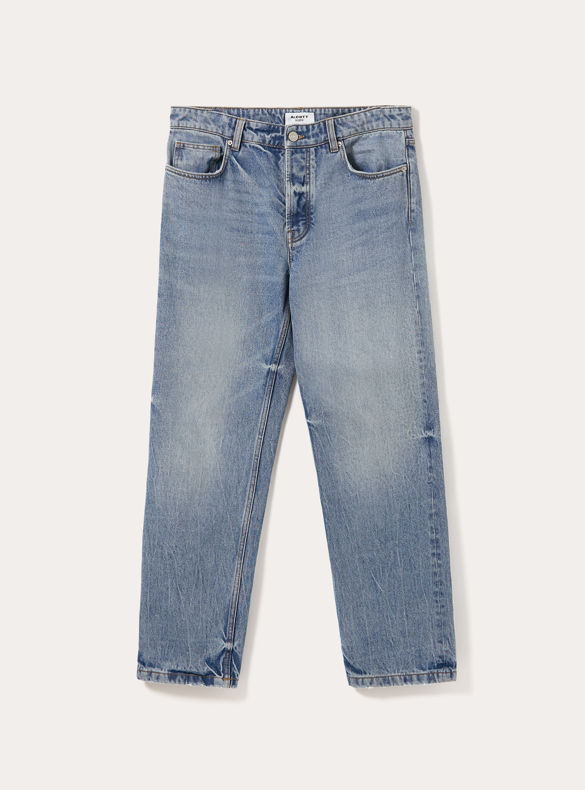 Straight Fit Jeans, D003 MEDIUM BLUE