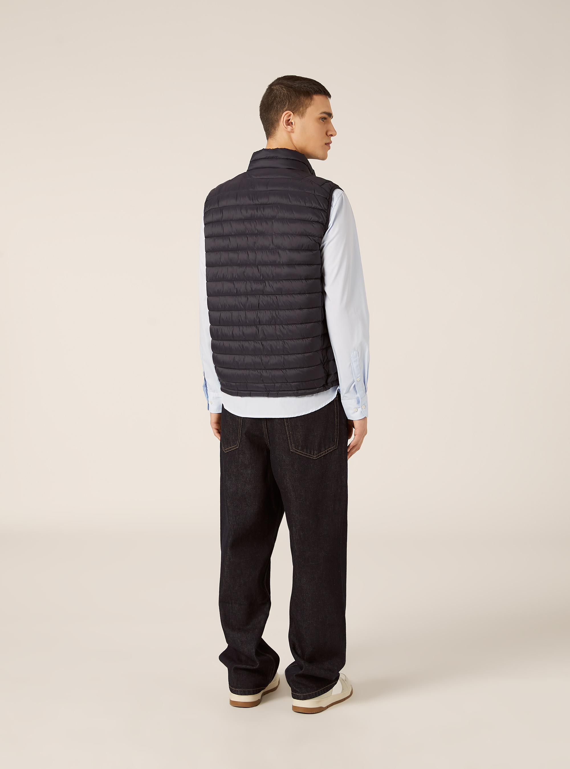 Smanicato basico con patch logato, NA2 NAVY MEDIUM