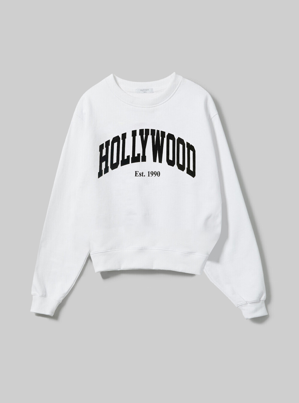 Cropped college sweatshirt store