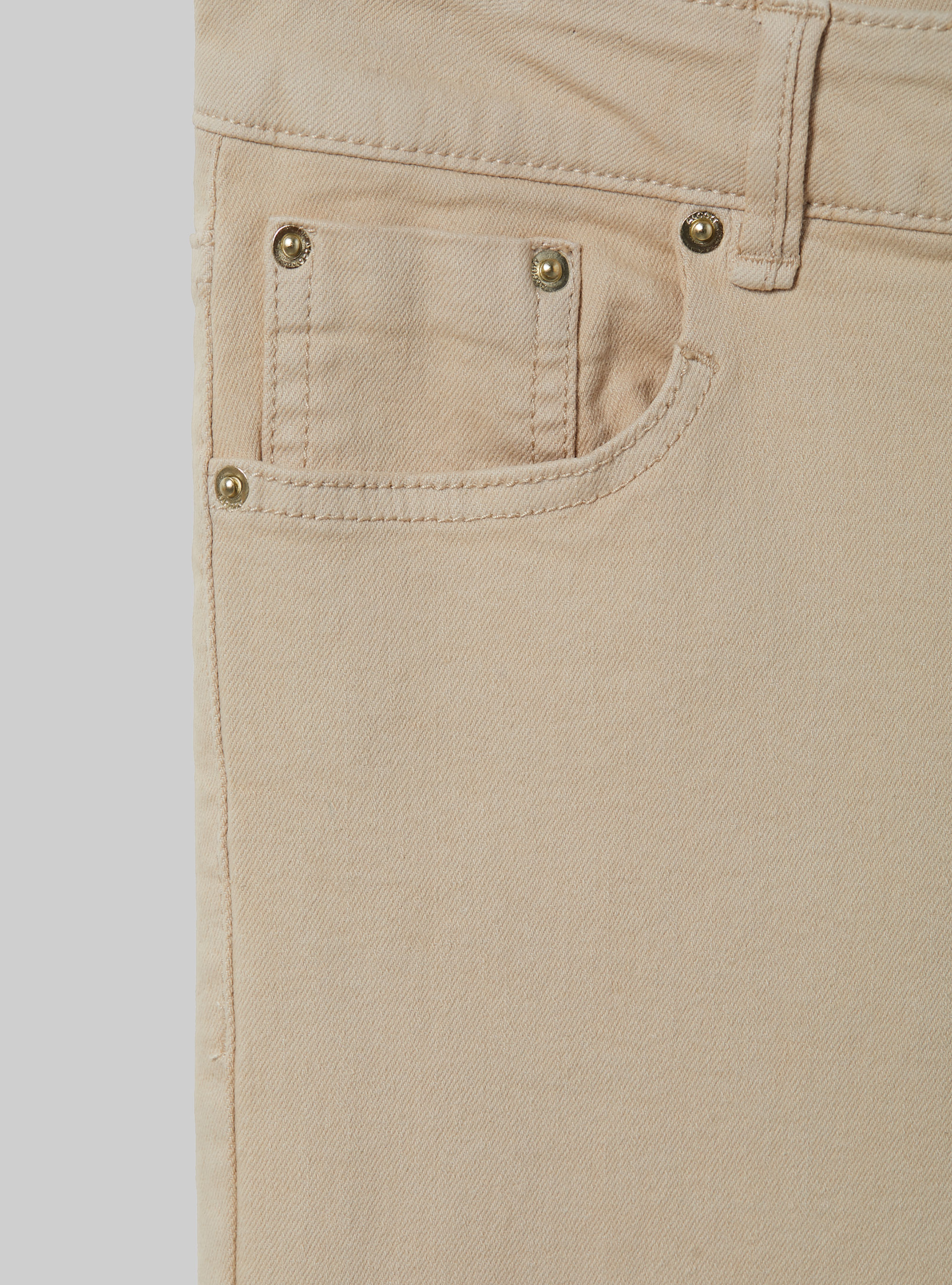 Stretch twill flare trousers, BG3 BEIGE LIGHT