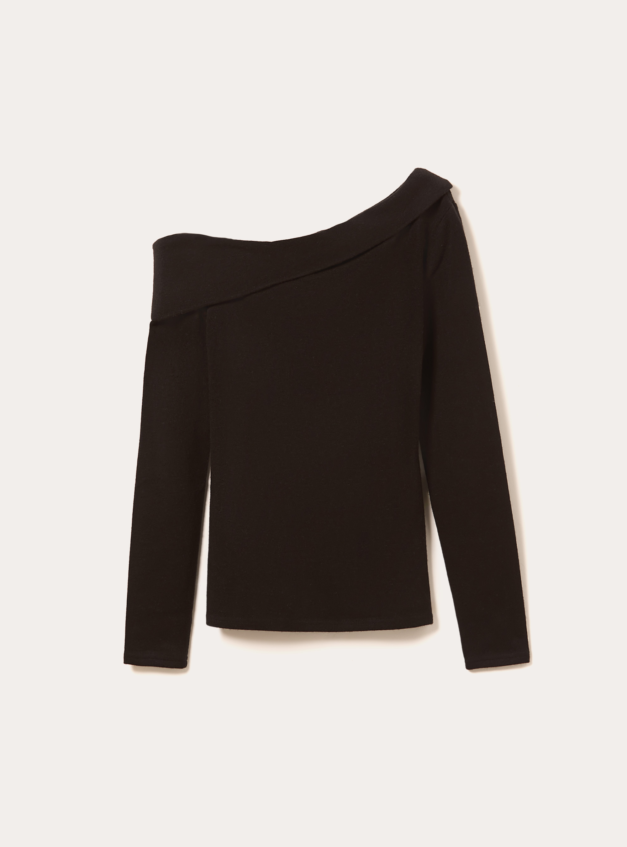 Maglia scollo bardot, BK1 BLACK