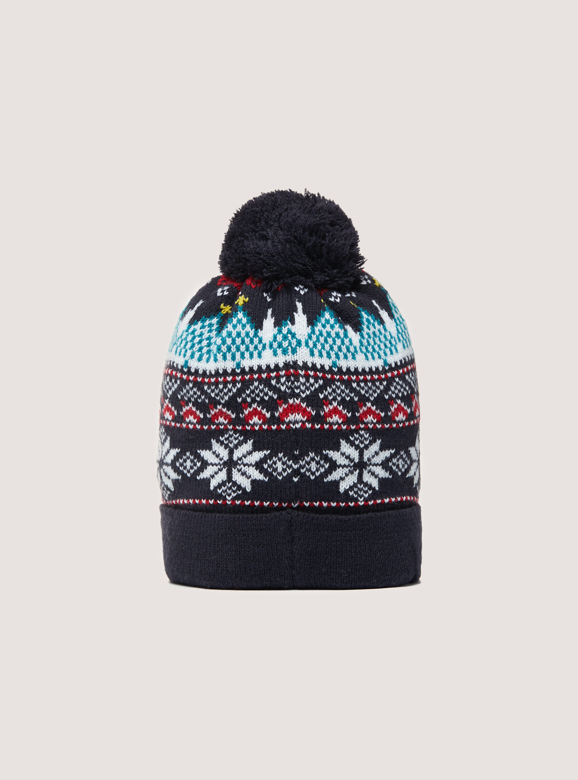 Christmas Collection hat with lights, NA1 NAVY DARK