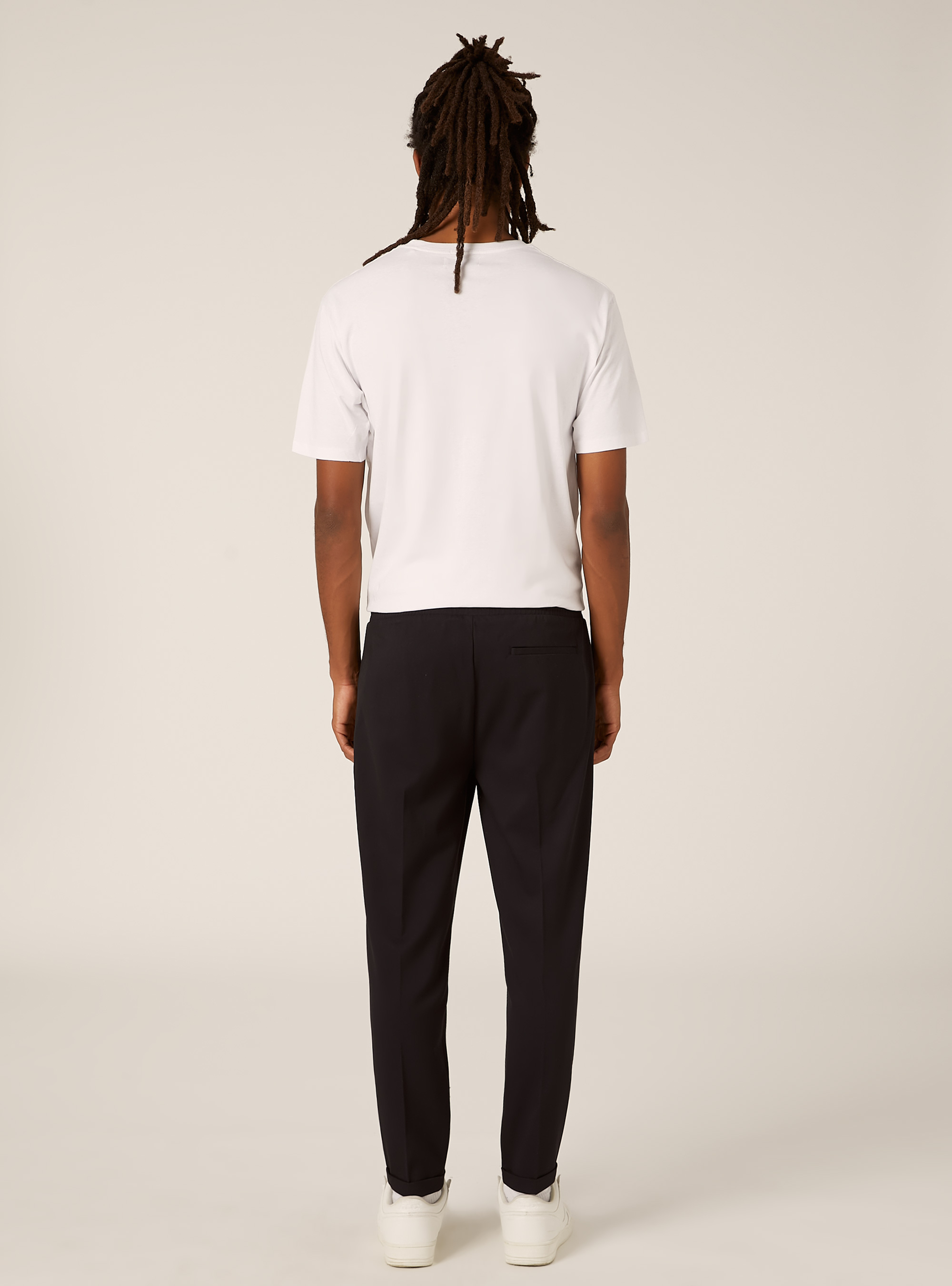 Twill jogger pants, NA1 NAVY DARK