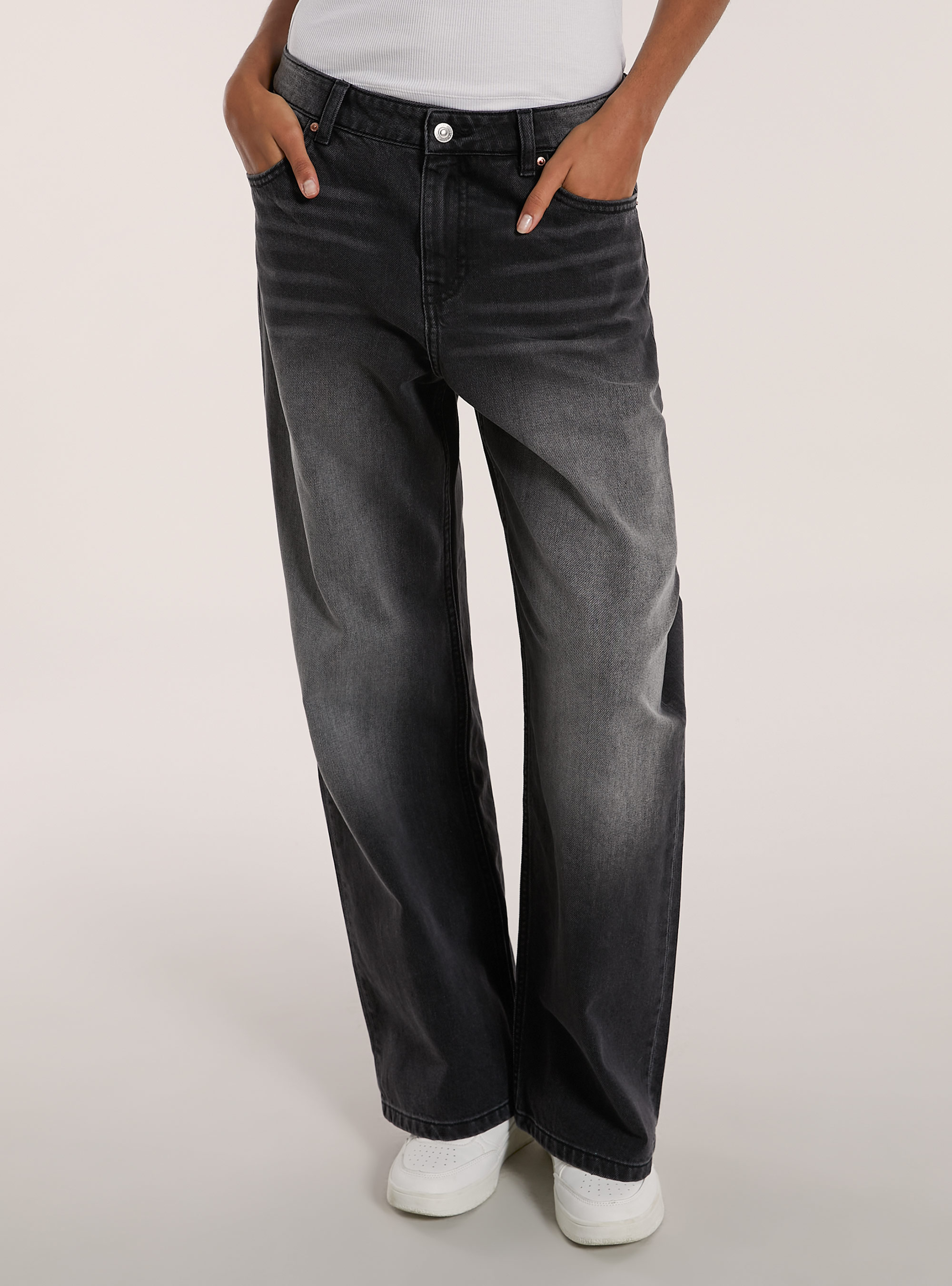 Baggy fit jeans, D000 BLACK