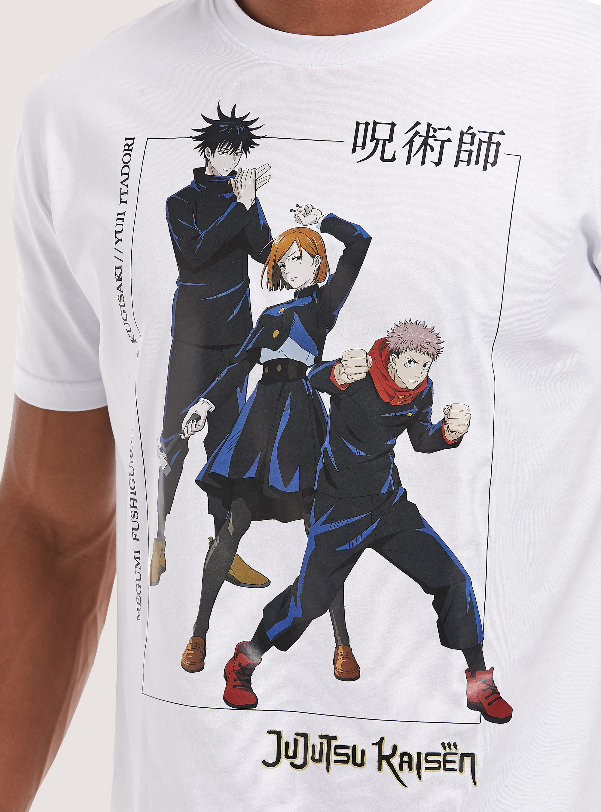 Jujutsu kaisen x Alcott T-shirt, WH2 WHITE