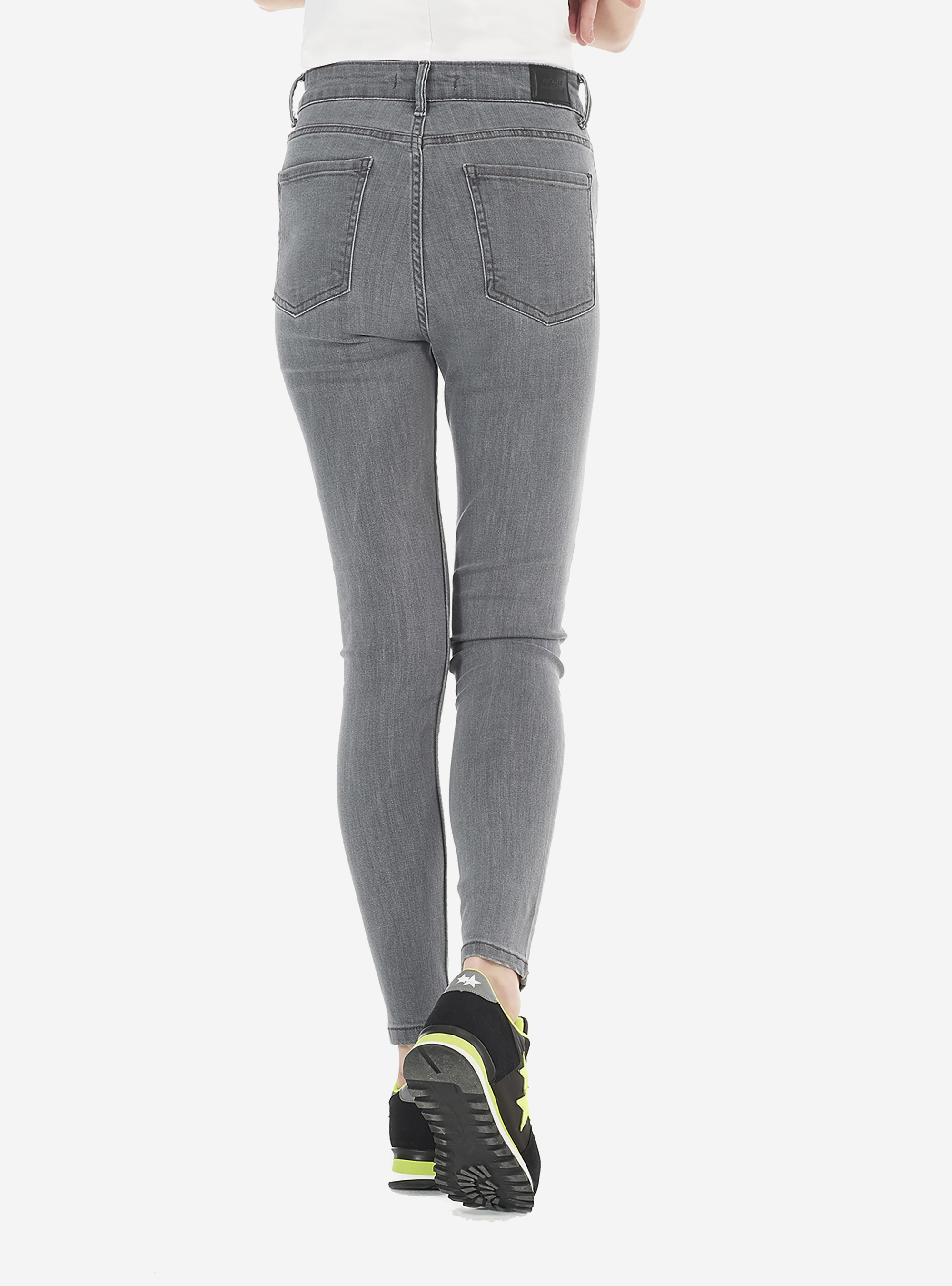 Denim skinny fit high rise, C112 GREY