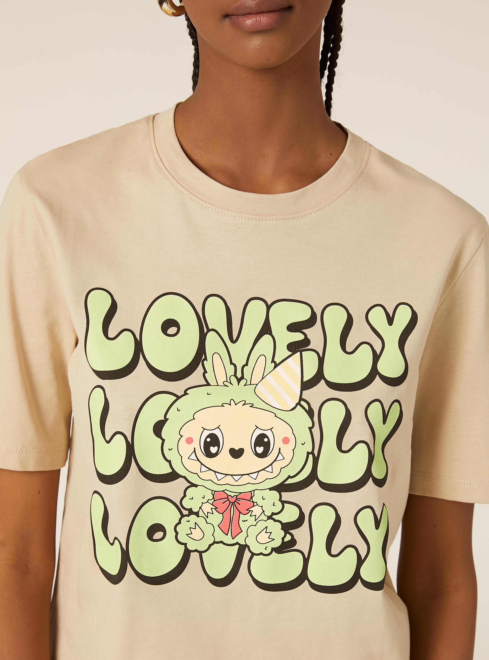 Camiseta The Little Monster Collection, BG3 BEIGE LIGHT
