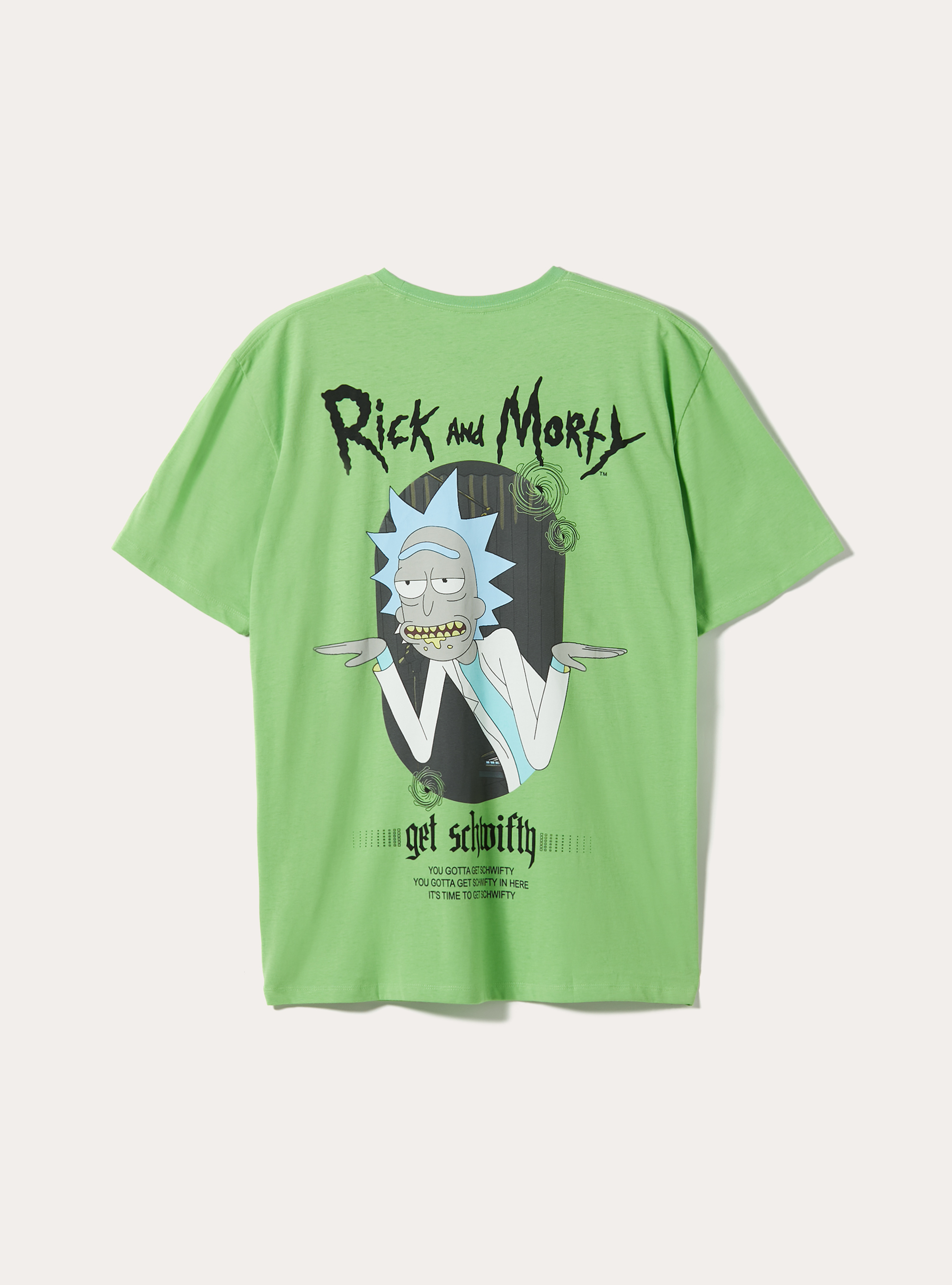 Maglietta Rick e Morty / Alcott, GN3 GREEN LIGHT