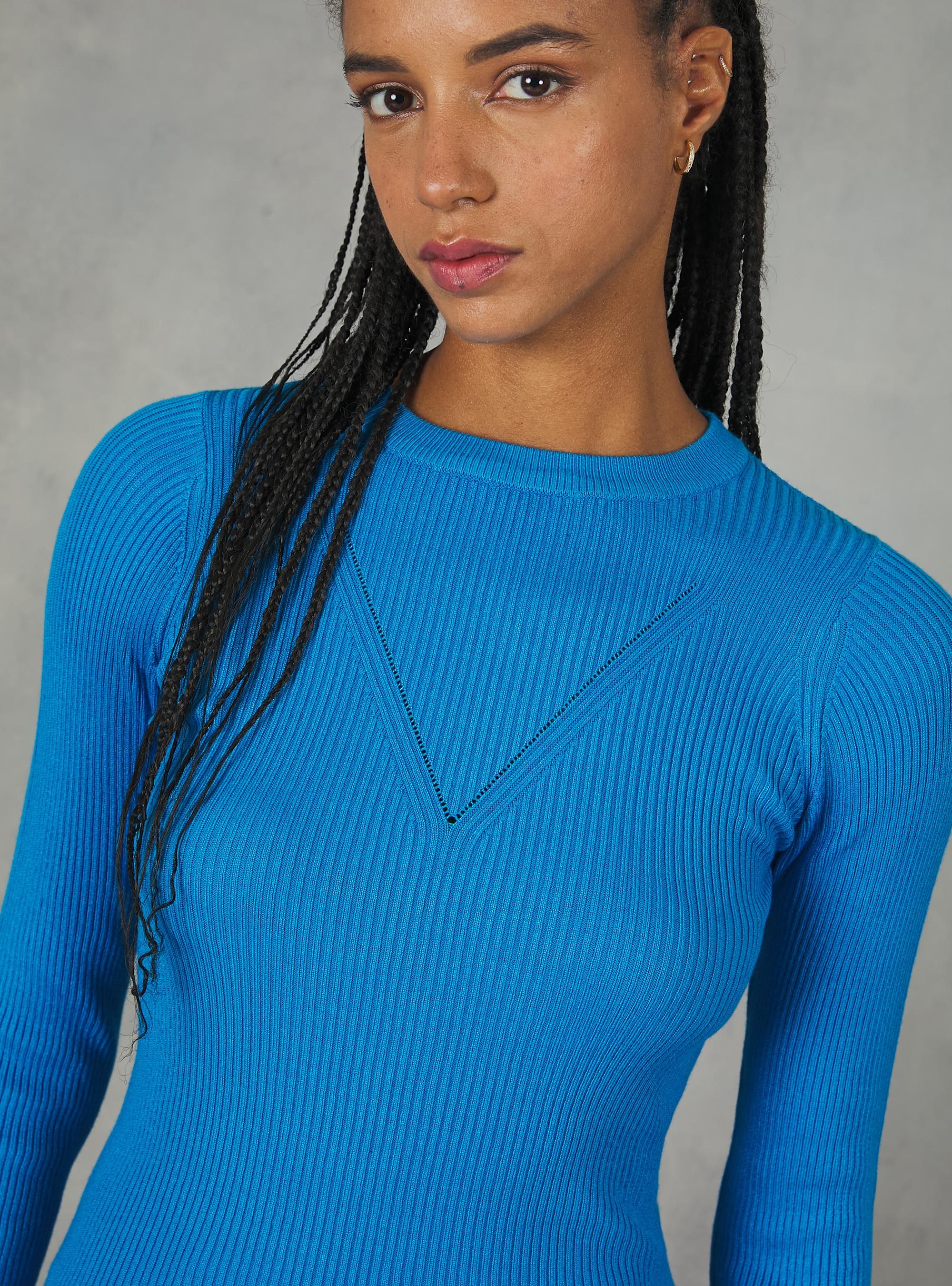 Pullover with V motif, RY2 ROYALE MEDIUM