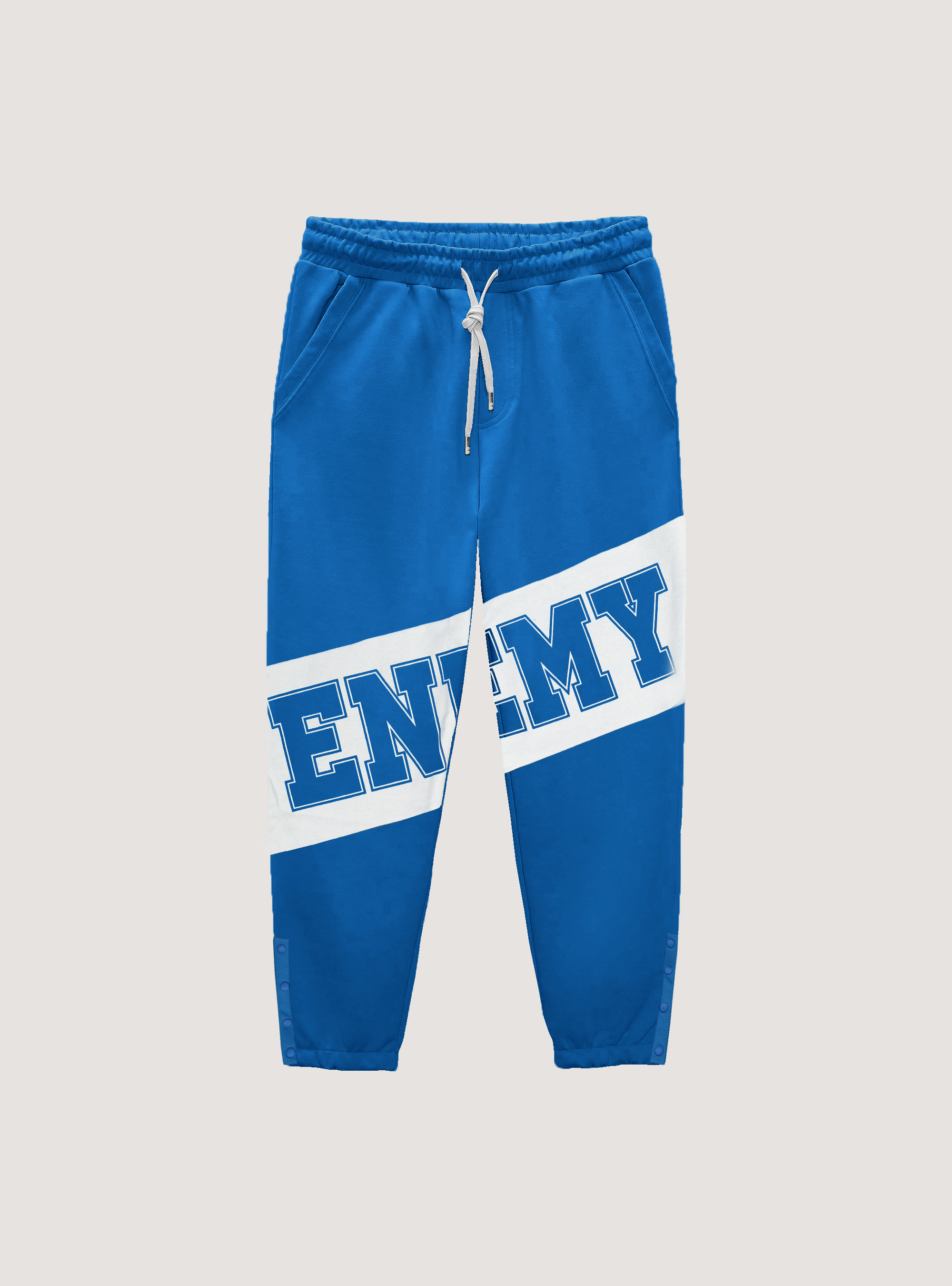 Enemy jogger trousers with contrasting details, RY2 MEDIUM ROYALE