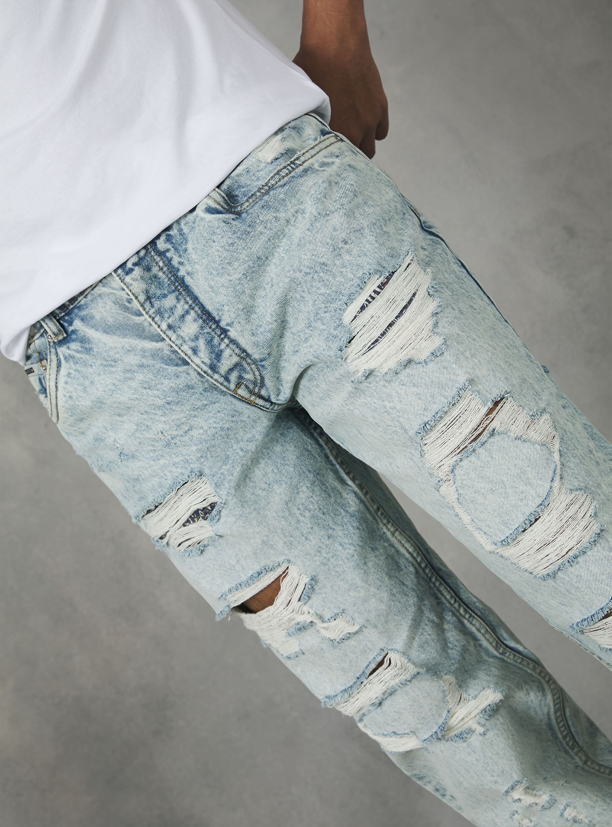 90s slim fit jeans, D006 AZURE