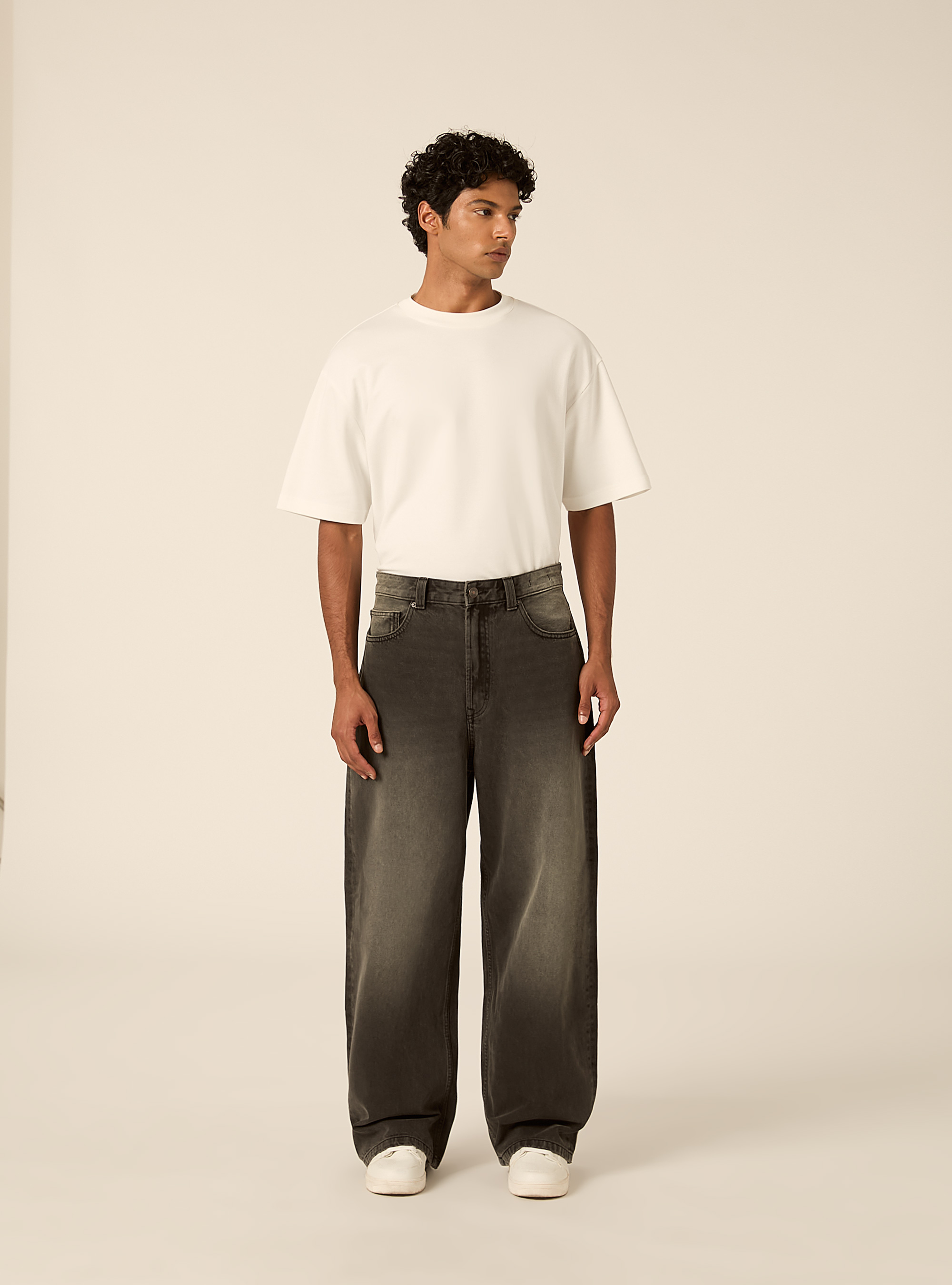 Jeans super baggy, D00G GREY