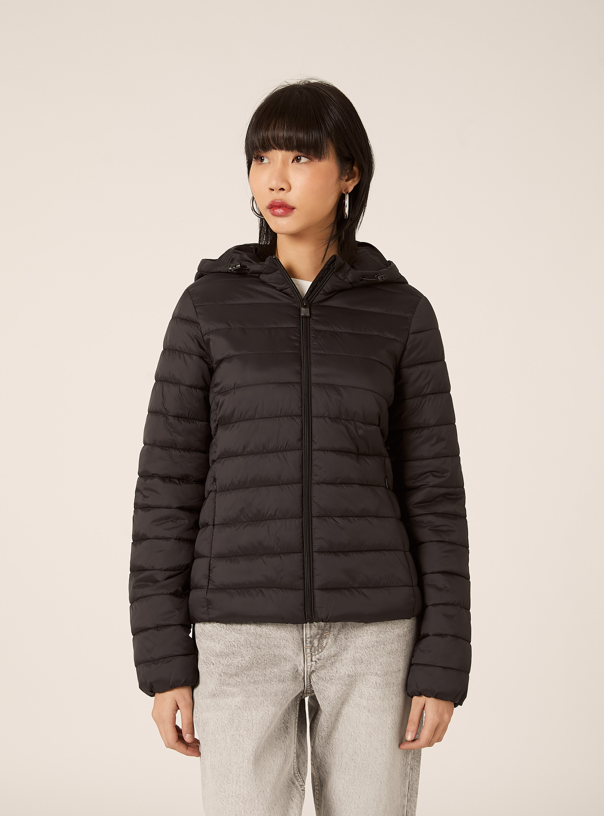 Jacket with recycled padding, BK1 BLACK