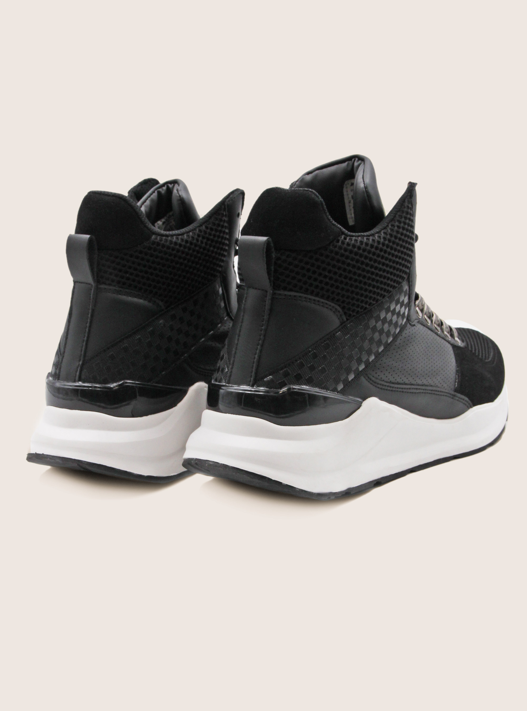 BOOTS SNEAKERS, BLACK