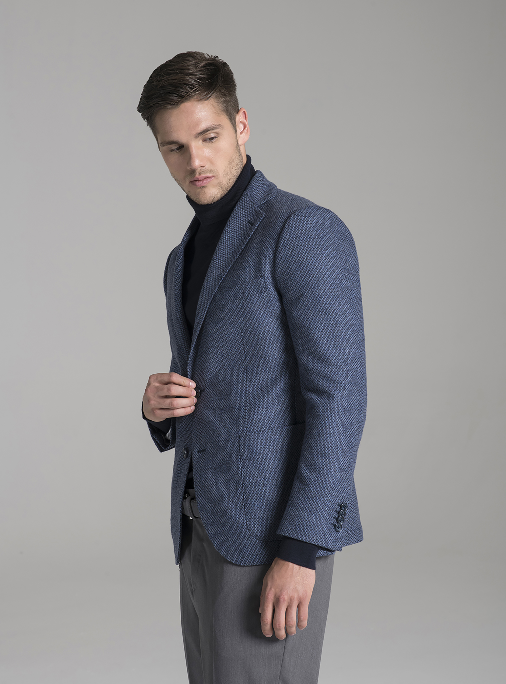 Giacca in lana, BLU MARINO