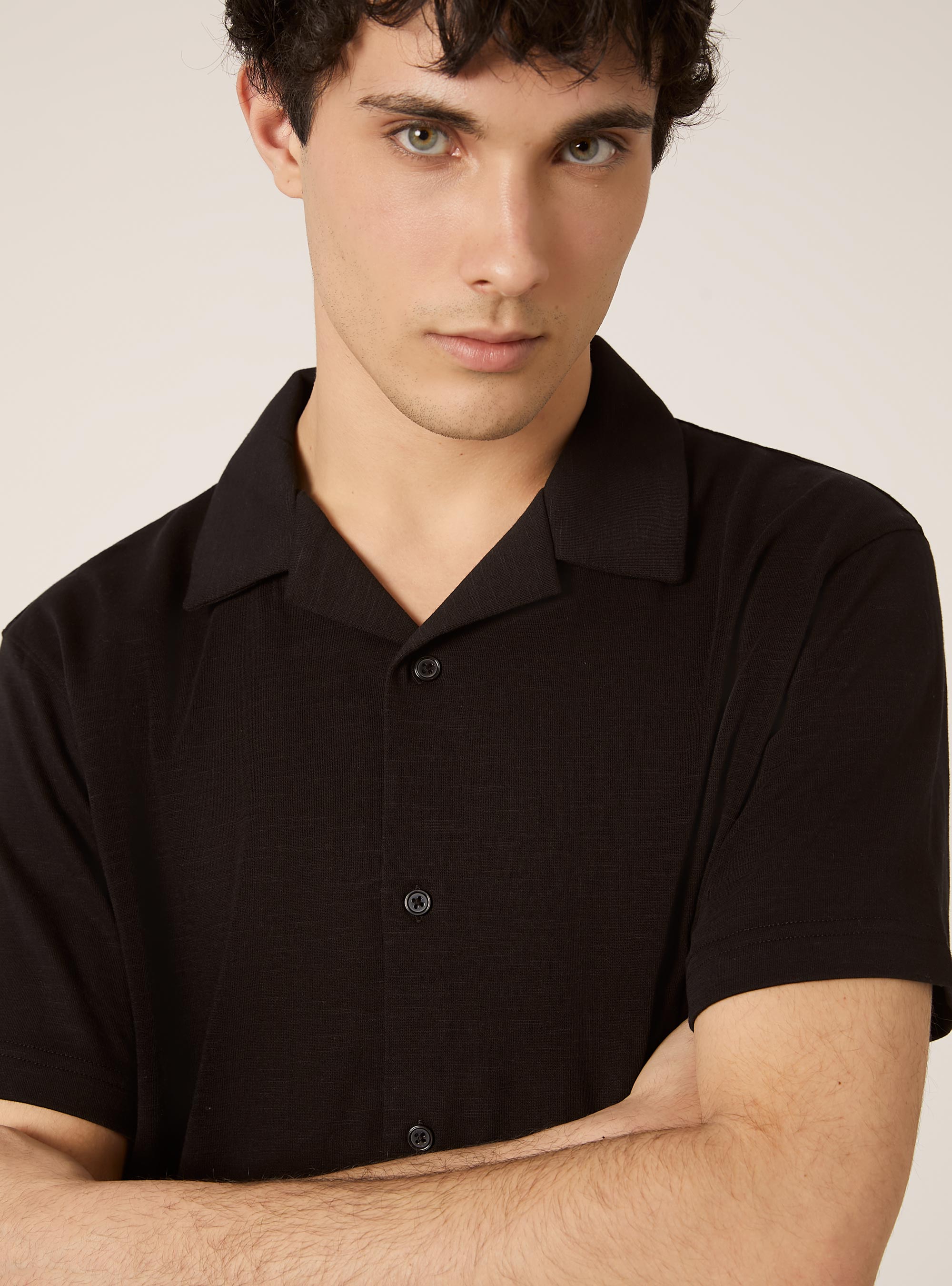 Chemise en jersey AIRes, BK1 BLACK