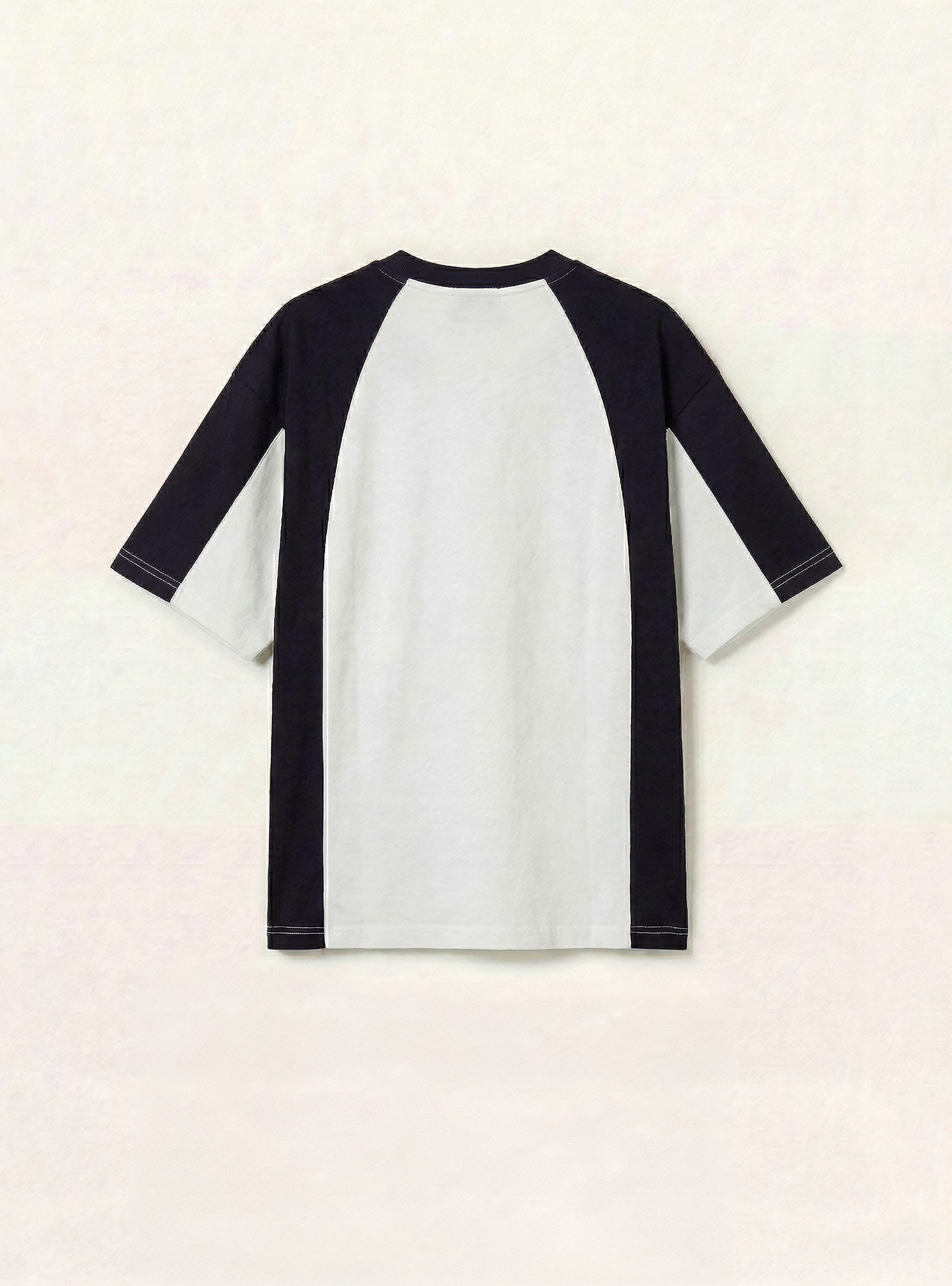 Camiseta de corte recto con estampado, WH3 WHITE