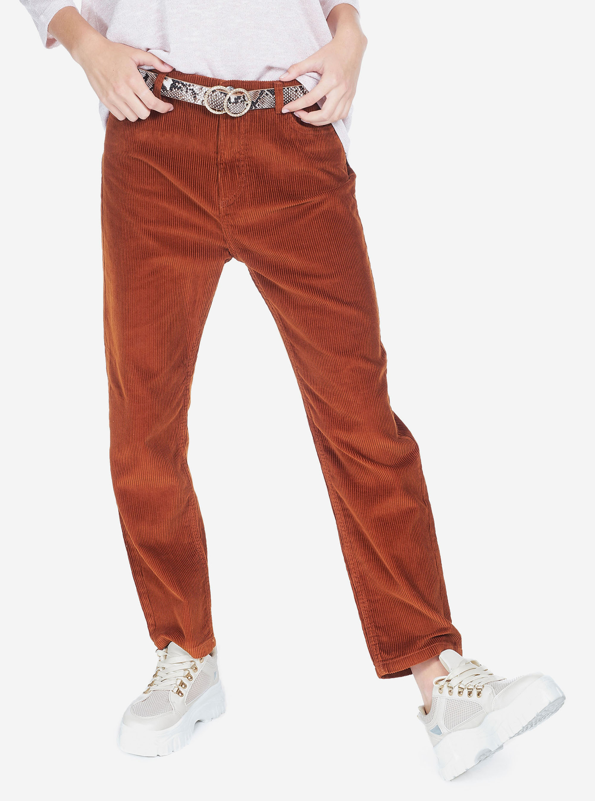 Pantalone velluto a coste, RUGGINE